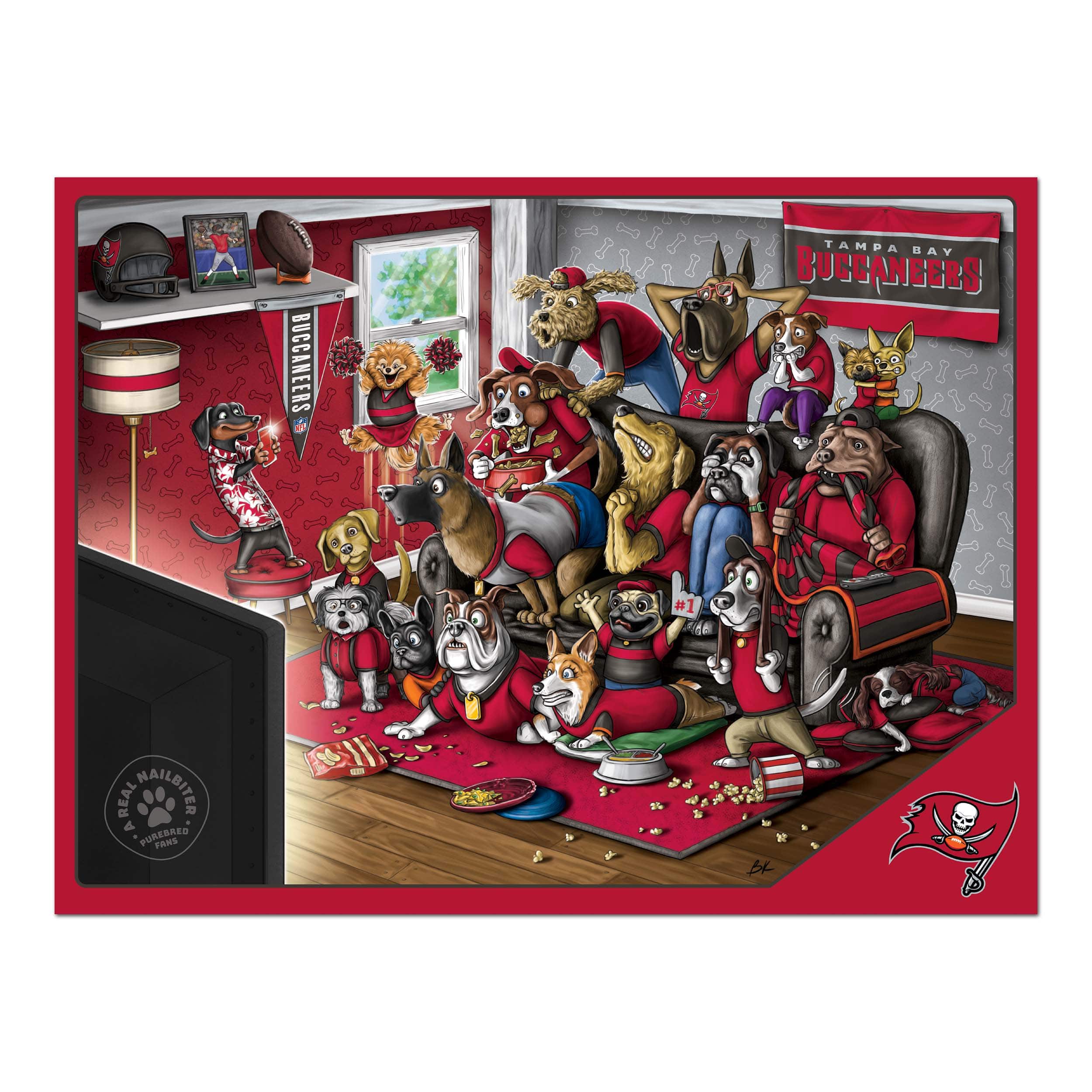 NFL Purebred Fans A Real Nailbiter 500 Piece Puzzle