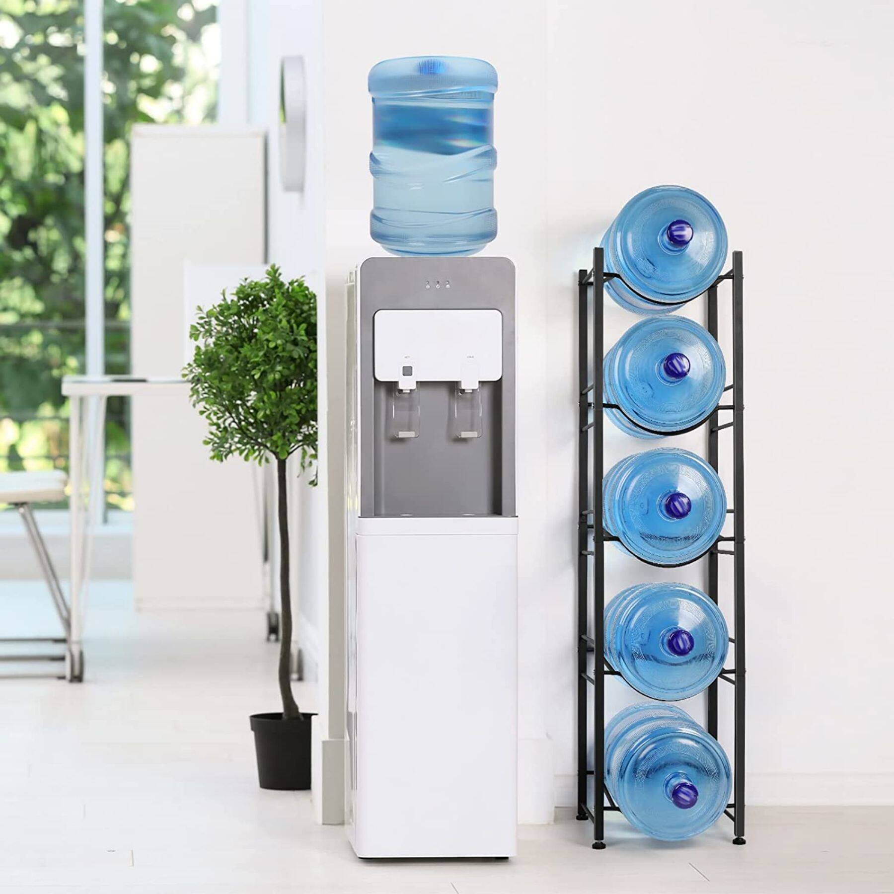 NEX™ 5-Tier 5-Gallon Water Bottle Storage Rack