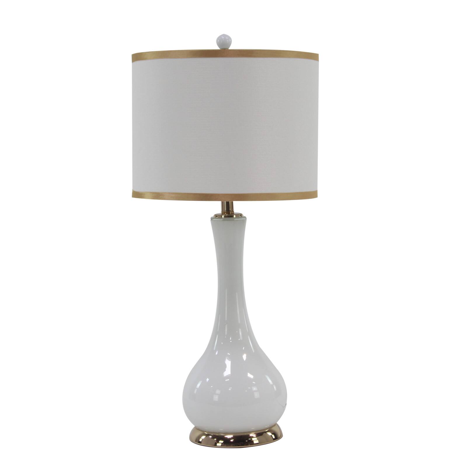 Set of 2 Gold Metal Traditional Table Lamp, 29&#x22; x 13&#x22; x 13&#x22;