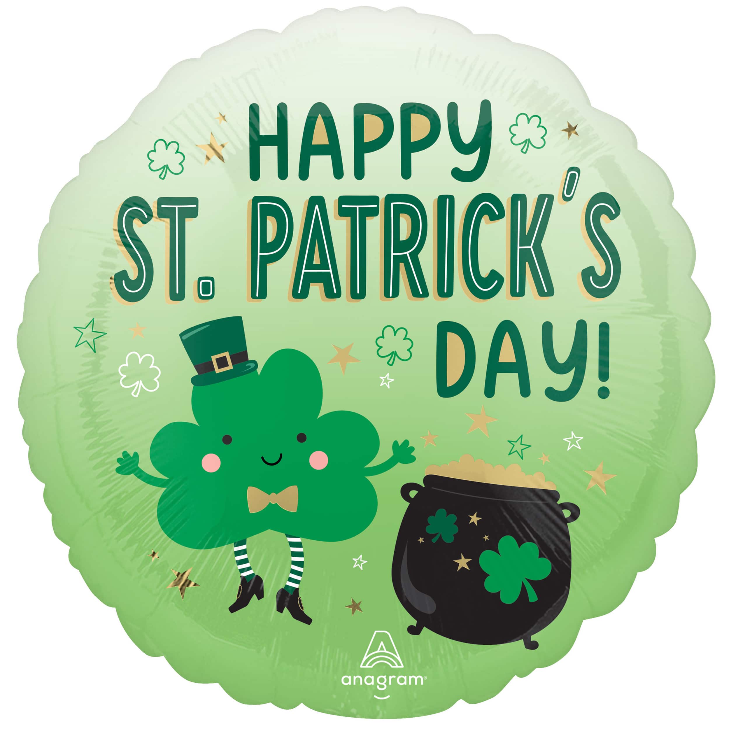 17&#x22; Lucky Charm St. Patrick&#x27;s Day Foil Balloon