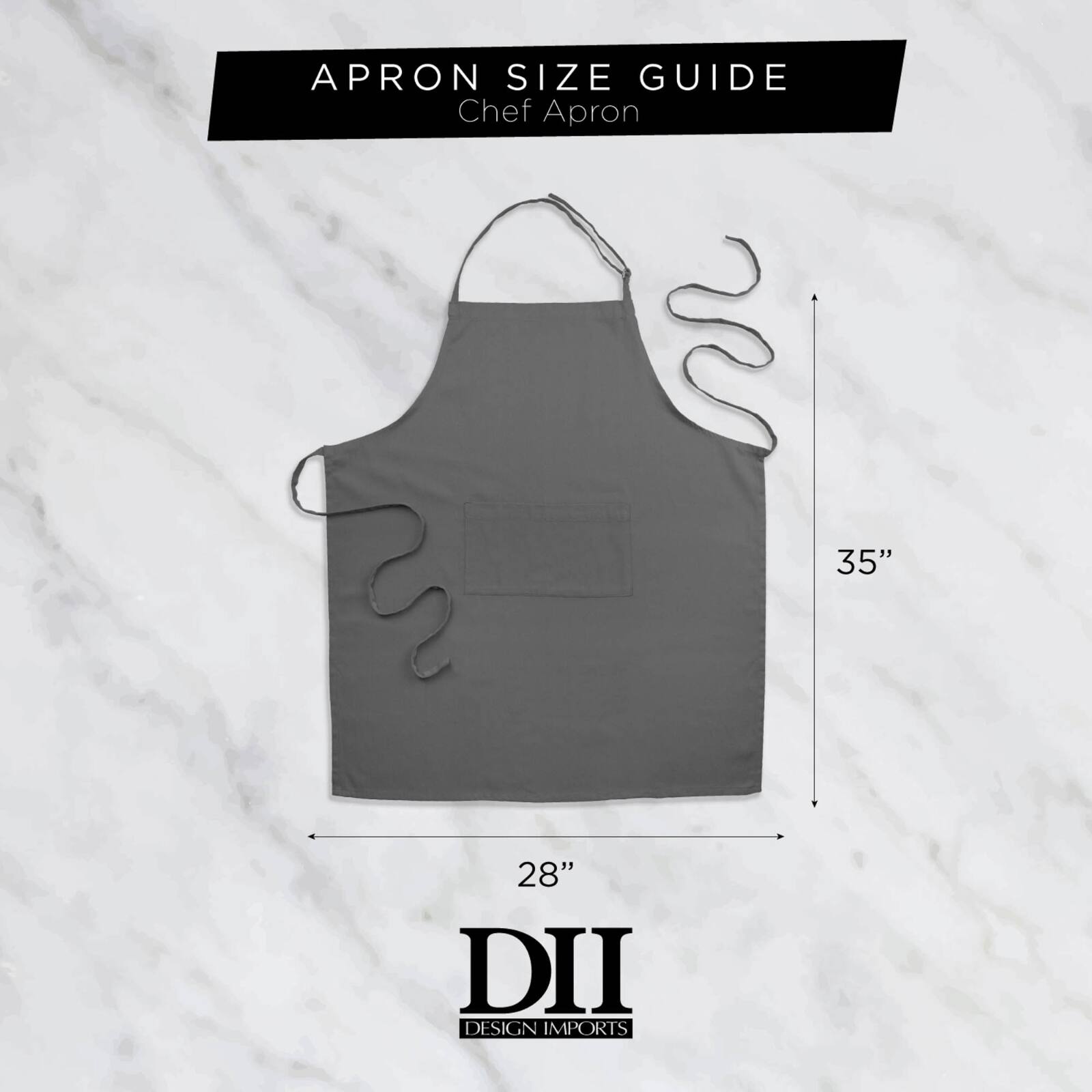 Black &#x26; White Triangle Chef Apron