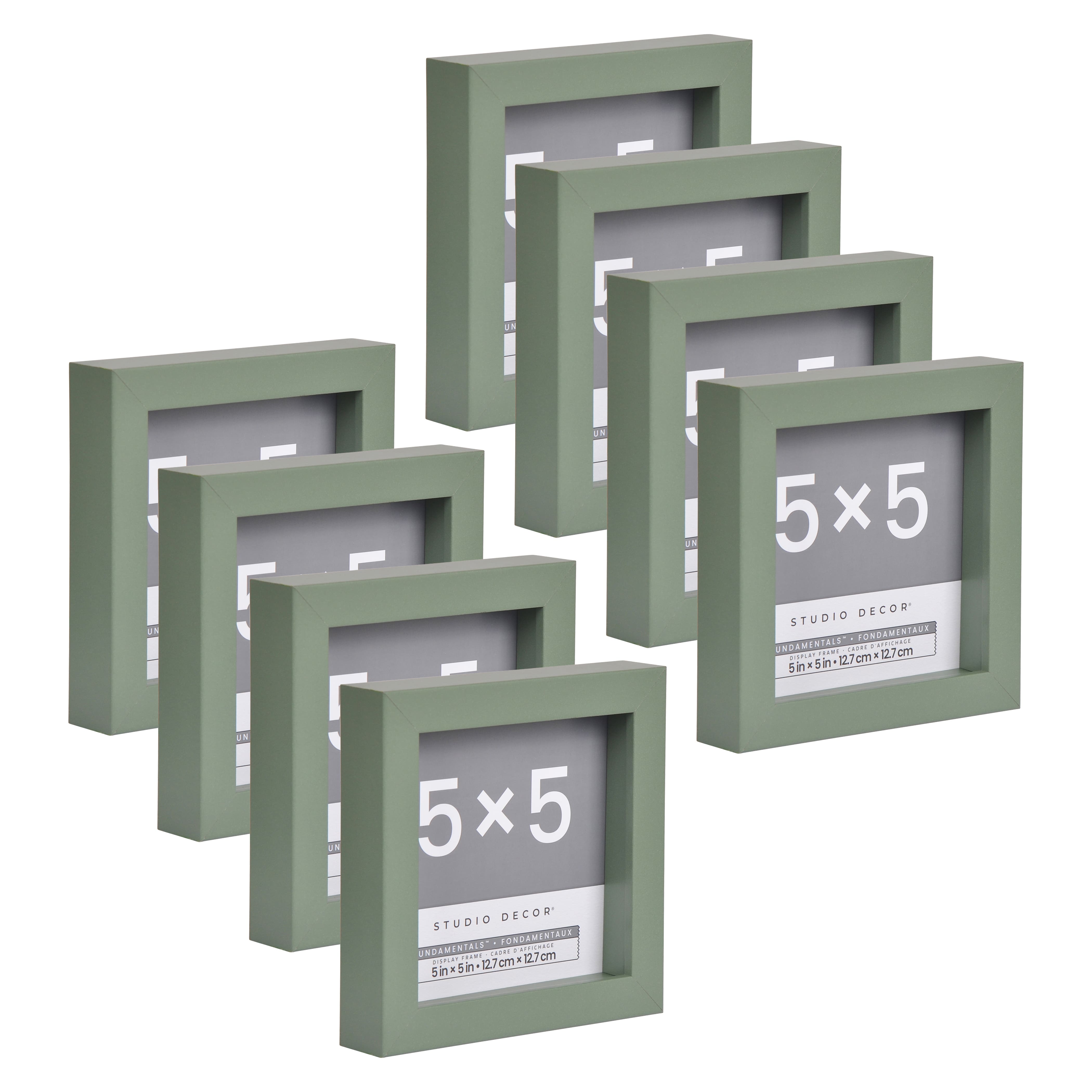 8 Pack: Fundamentals&#x2122; 5&#x22; x 5&#x22; Display Frame by Studio D&#xE9;cor&#xAE;