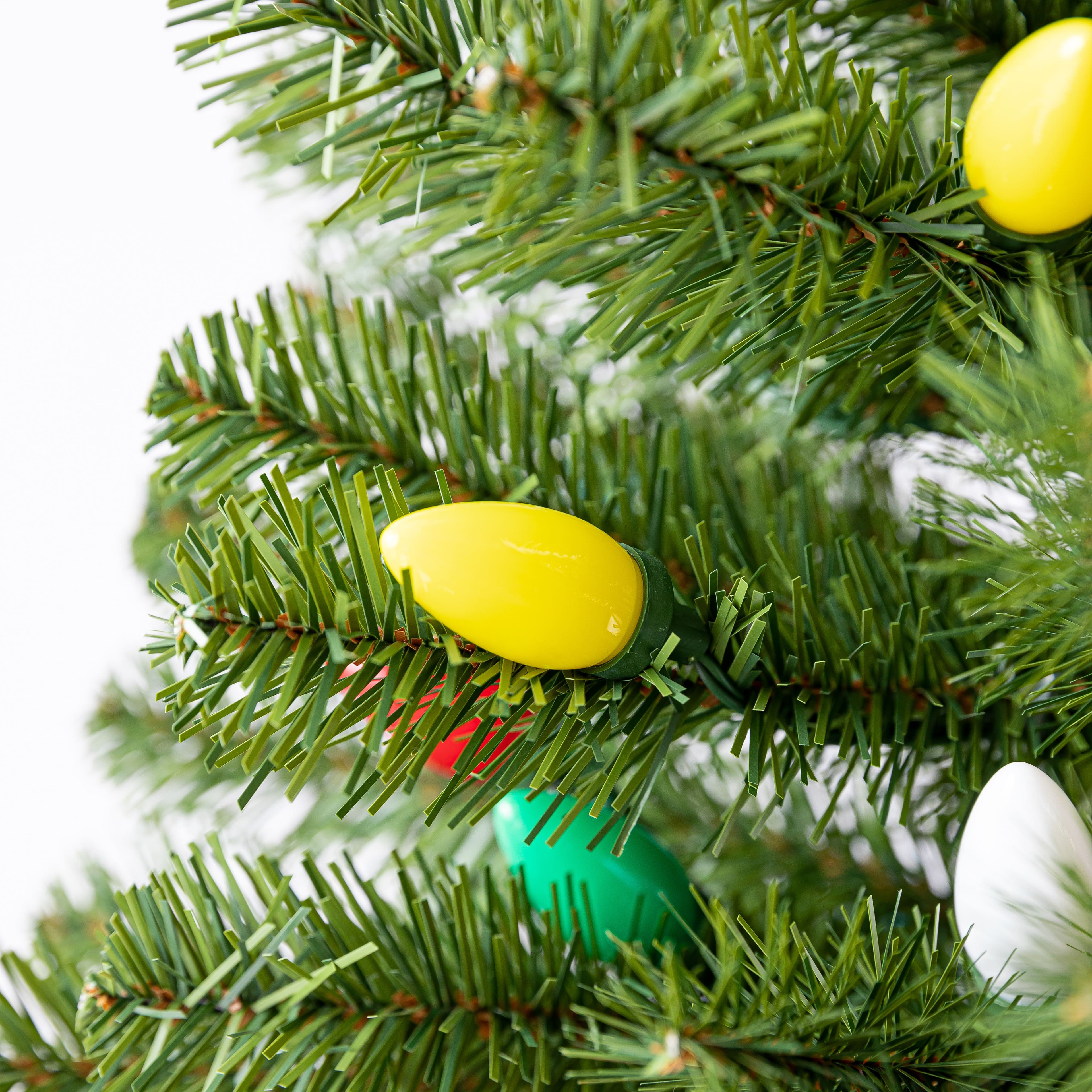 4ft. Pre-Lit Lakewood Spruce Artifical Christmas Tree, C7 Multicolor LED Lights by Ashland&#xAE;