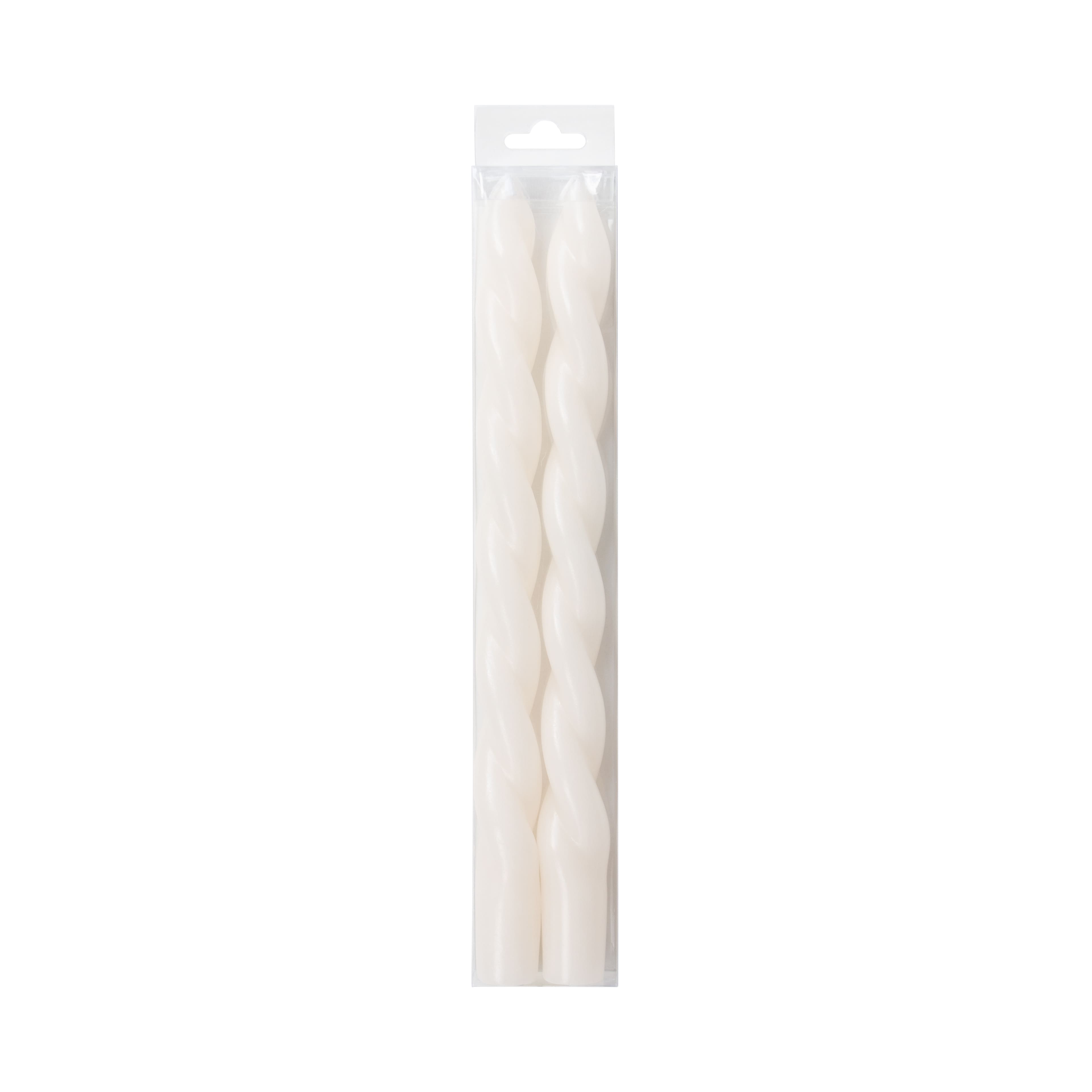 10&#x22; Unscented Twist Taper Candles, 2ct. by Ashland&#xAE;