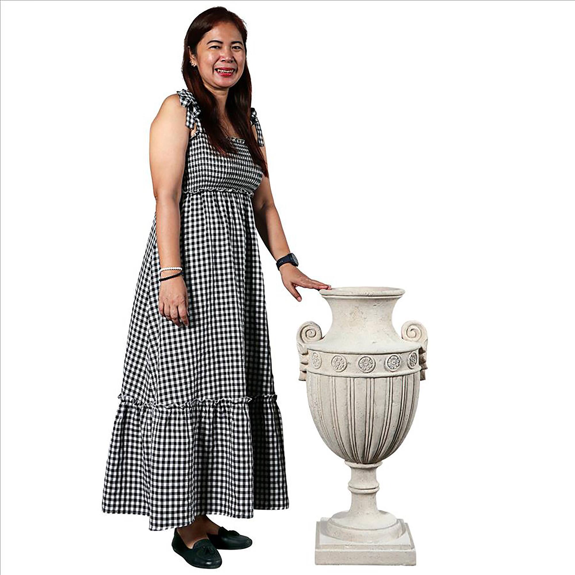 Design Toscano® 32" Emperor Roman-Style Architectural Garden Urn