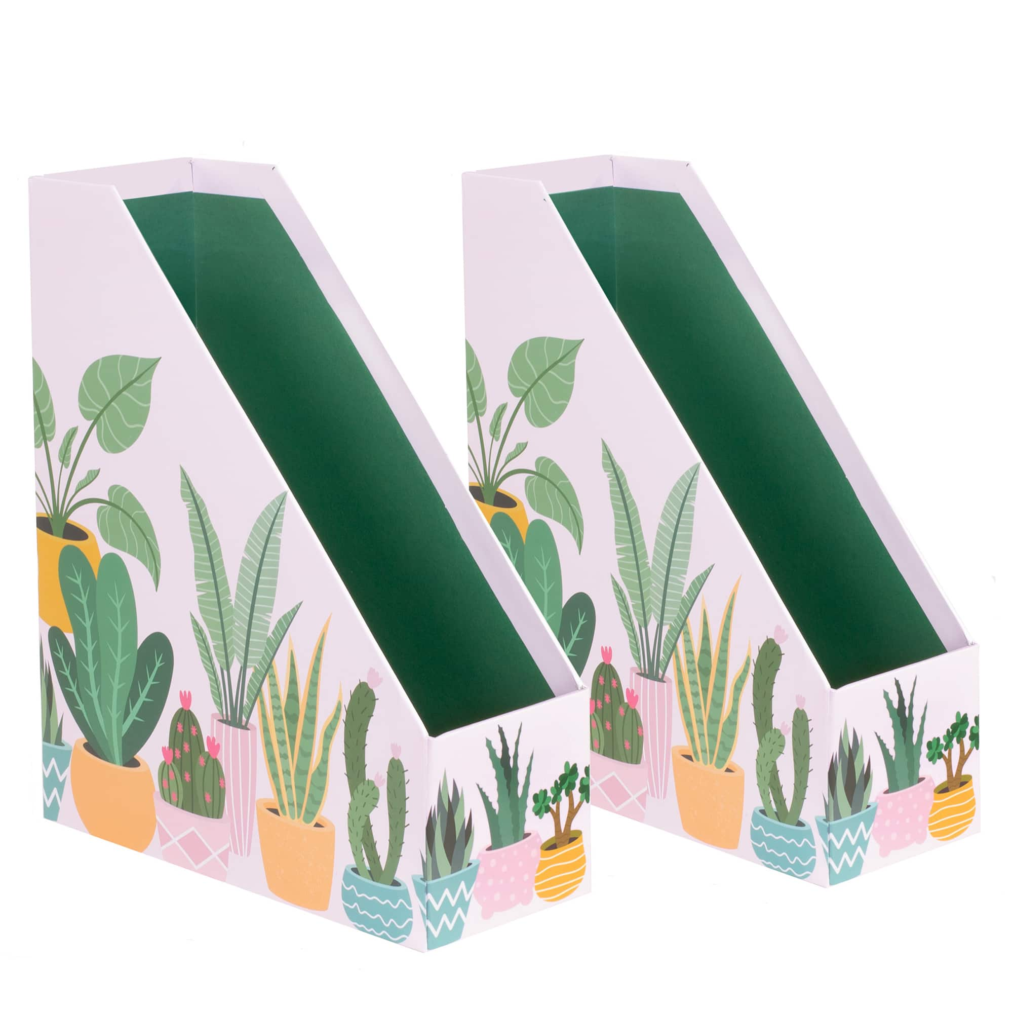 Succulents Magazine Holder Set