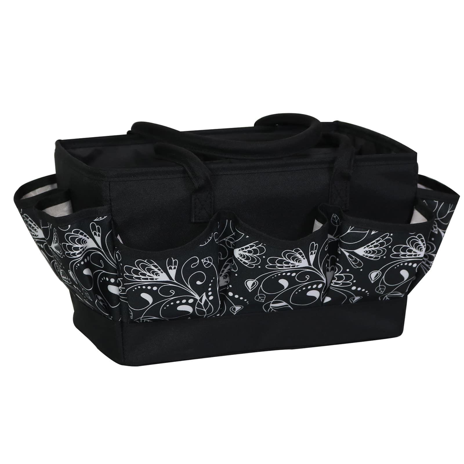 Everything Mary Large Black & Floral Craft Organizer | Michaels