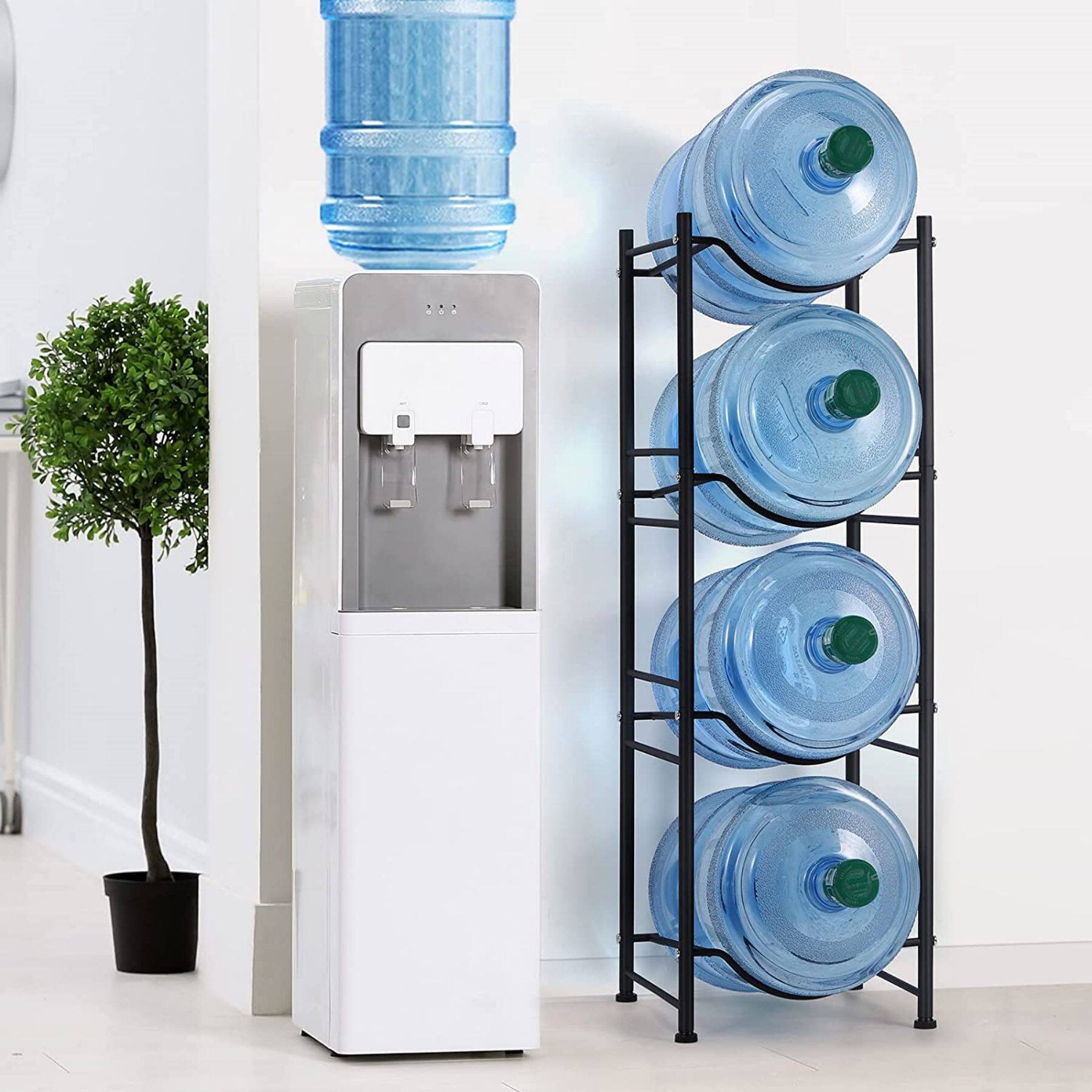 41&#x22; 5-Gallon Water Jug Holder Storage Rack