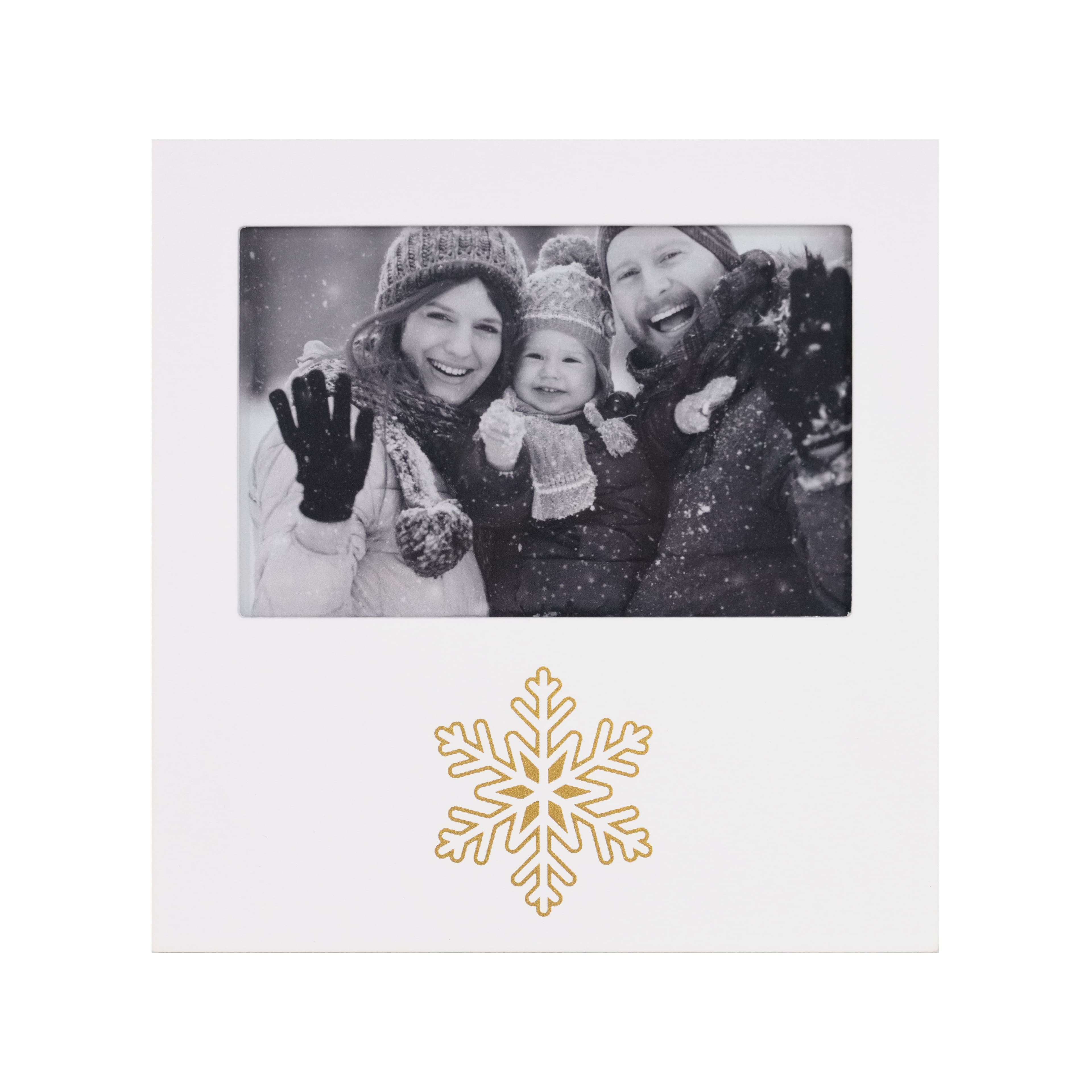 4&#x22; x 6&#x22; Gold Holiday Accent Frame by Studio D&#xE9;cor&#xAE;