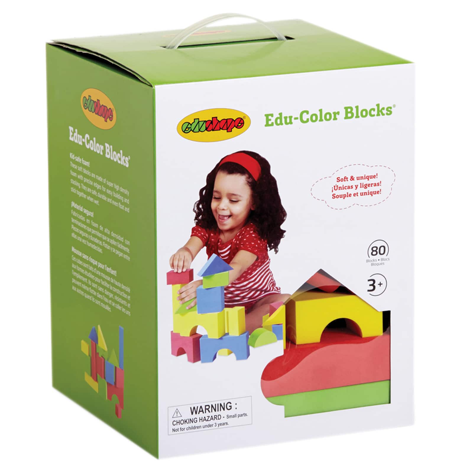 Edushape&#xAE; Edu-Color Blocks&#xAE; 80 Pieces