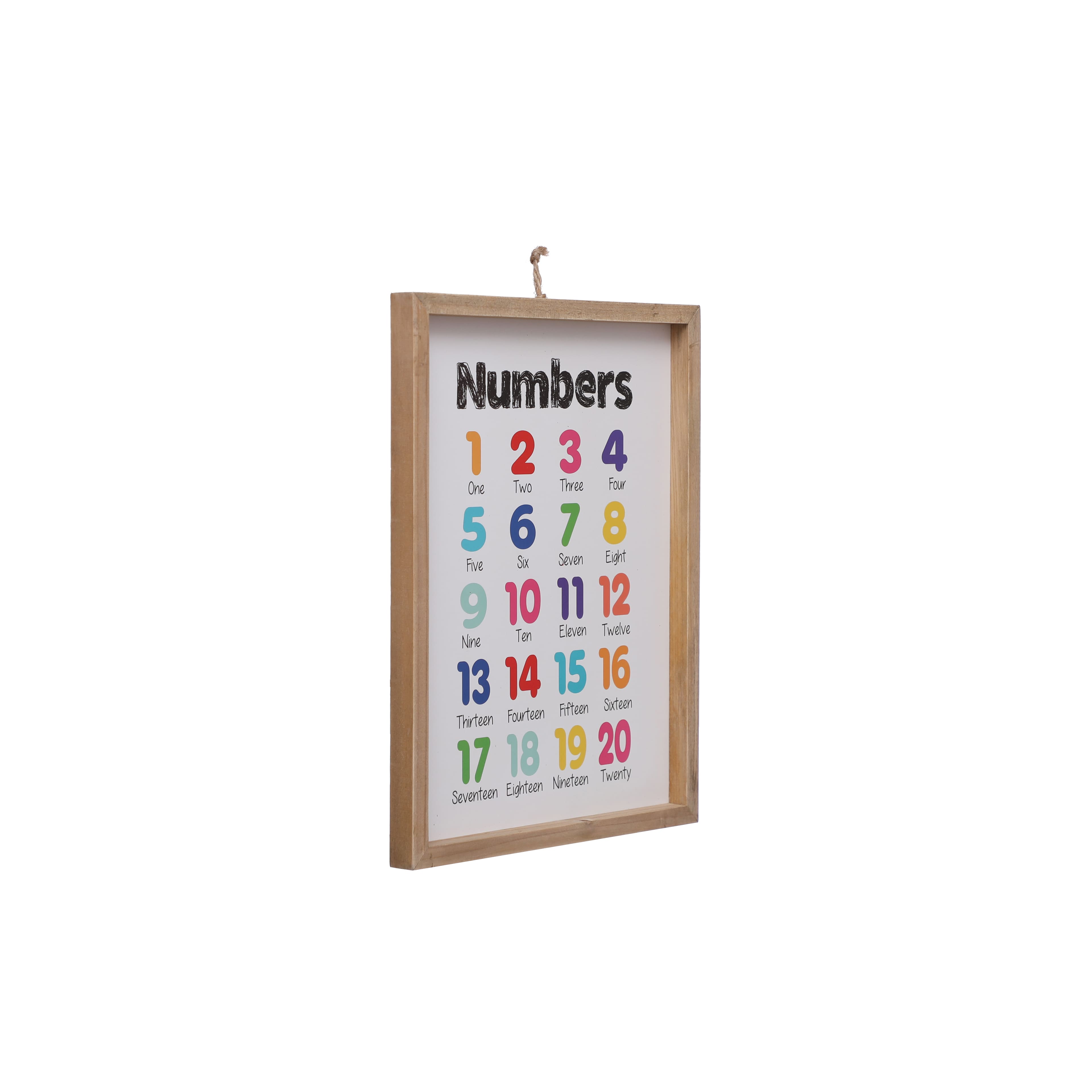 Numbers Wall Sign by B2C&#x2122;