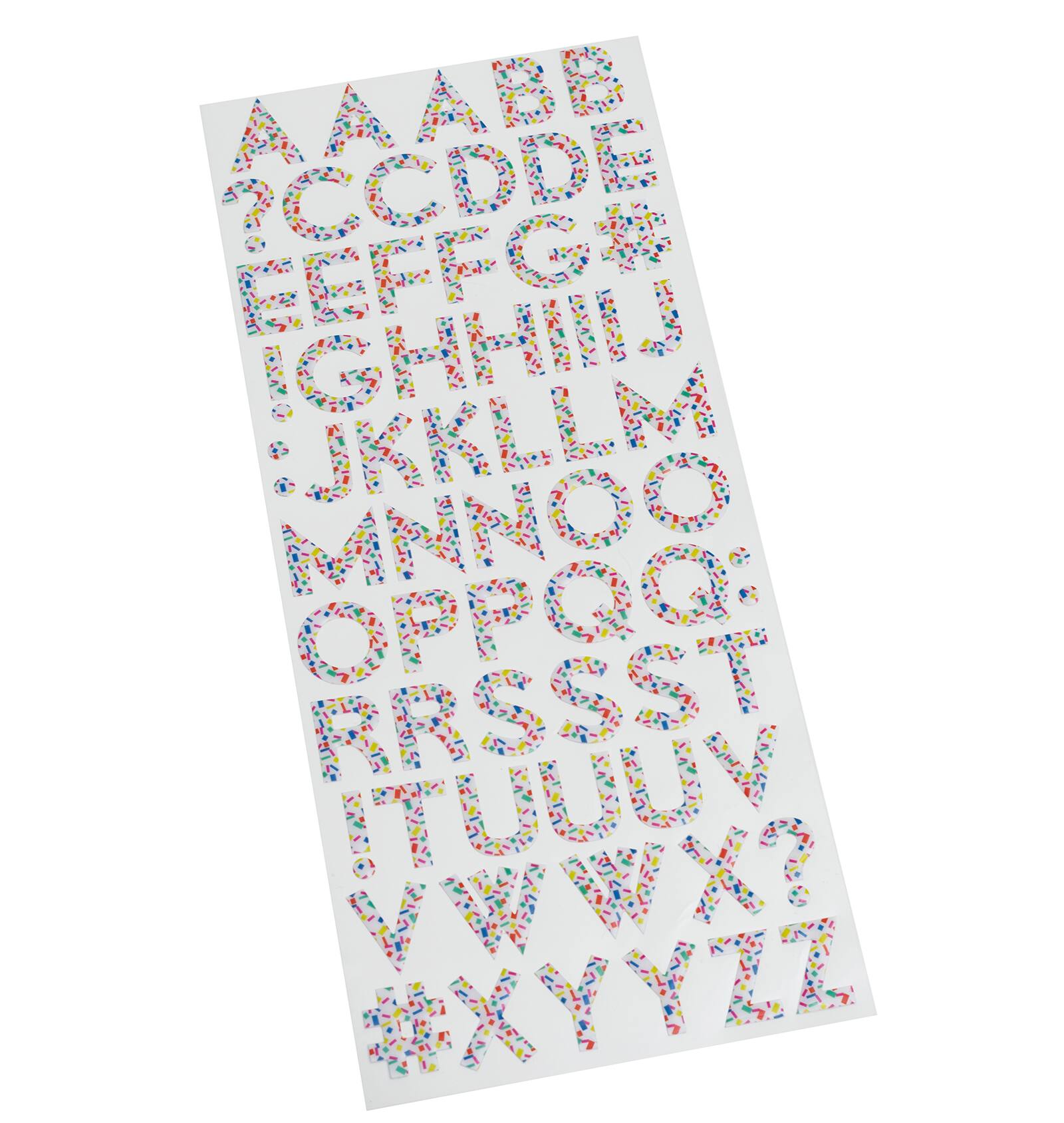 Shaker Confetti Alphabet Stickers by Recollections™
