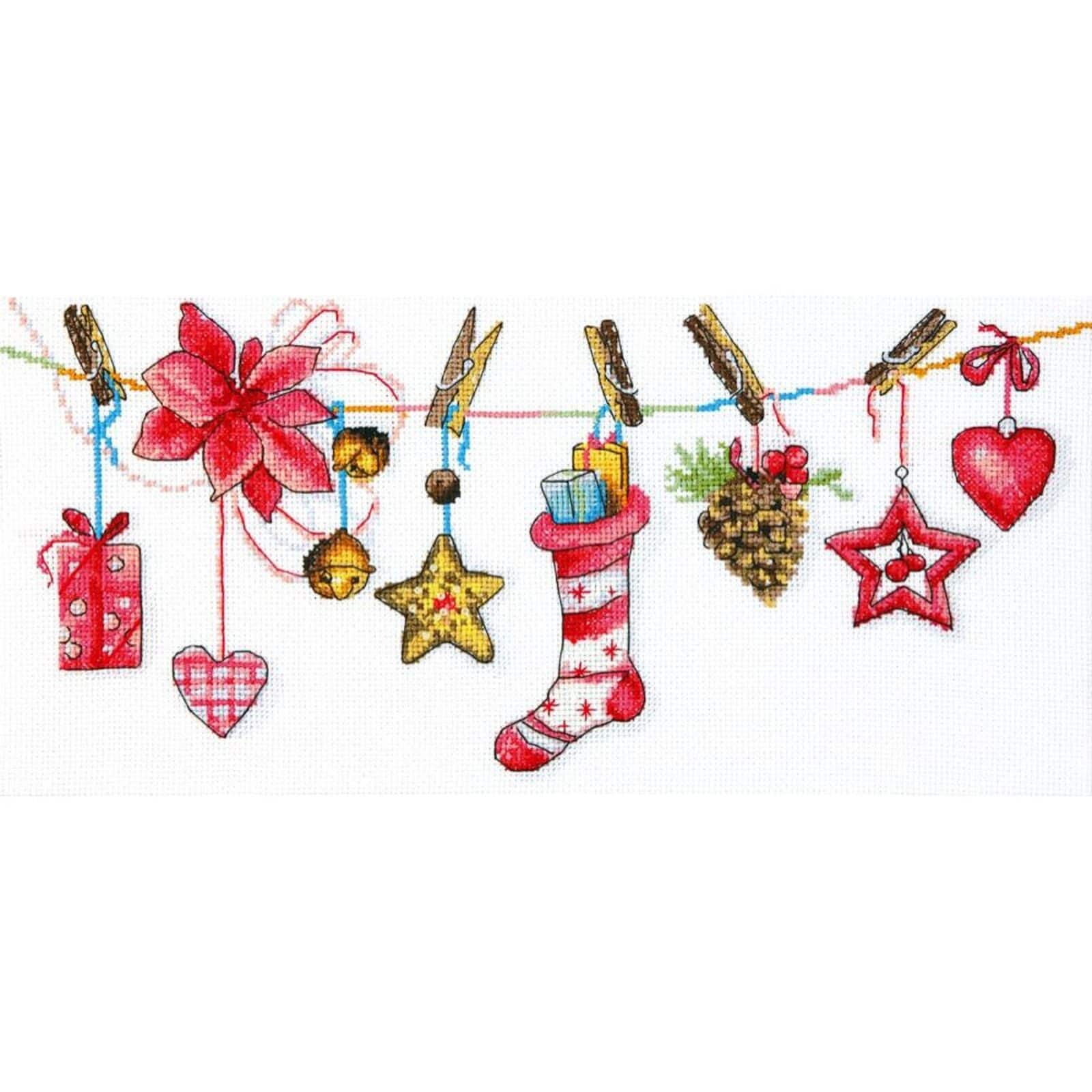 Charivna Mit Cross Stitch Kit Festive Mood