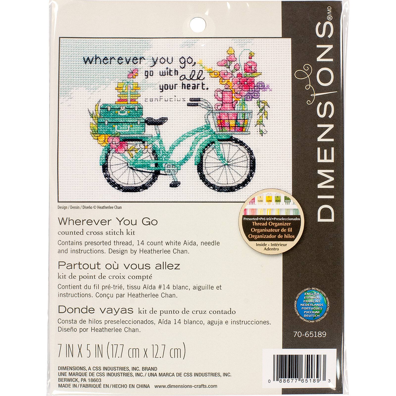 Dimensions® Wherever You Go Counted Cross Stitch Kit