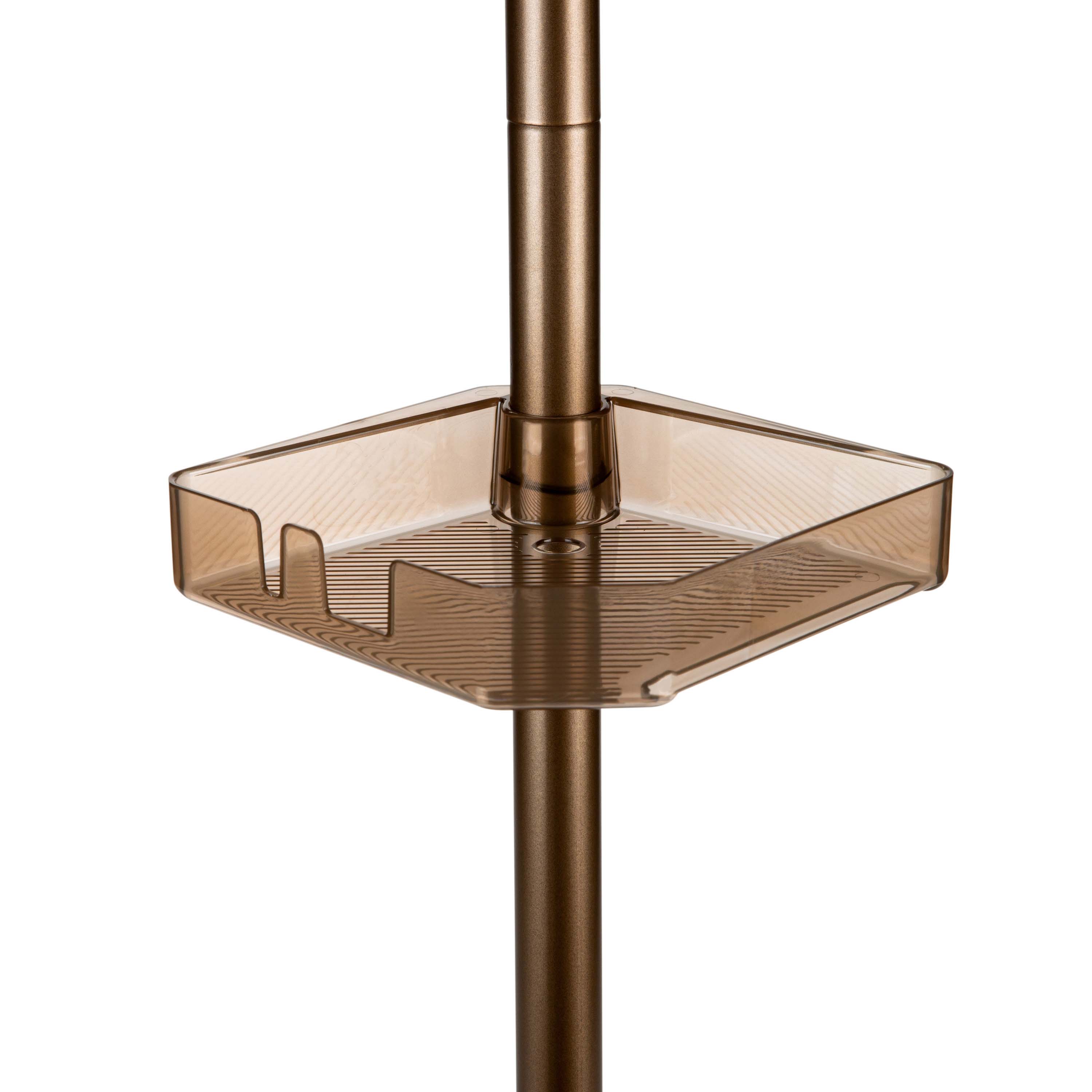 Bath Bliss 4-Tier Tension Corner Shower Organizer Caddy