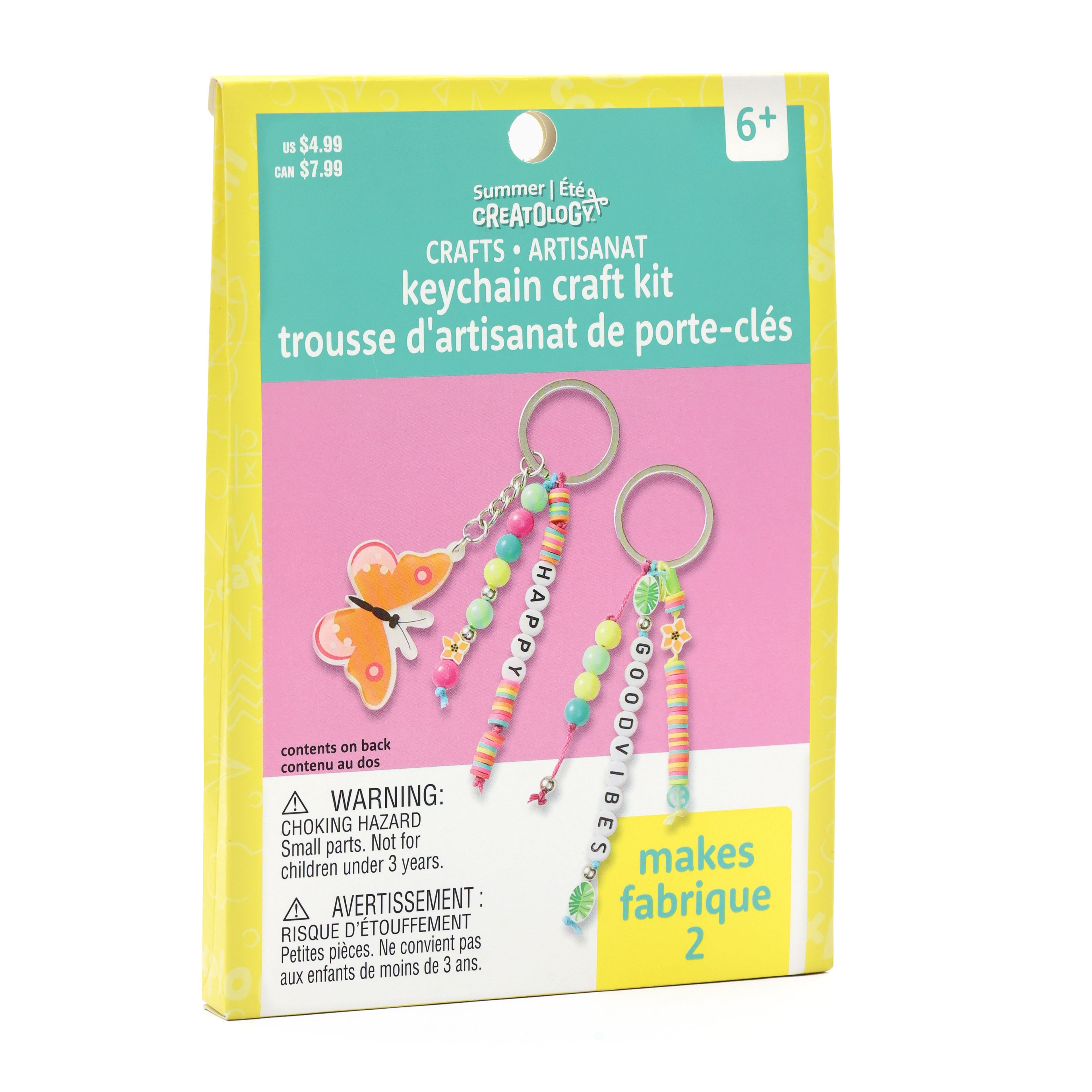 Summer Butterfly Keychain Craft Kit by Creatology&#x2122;