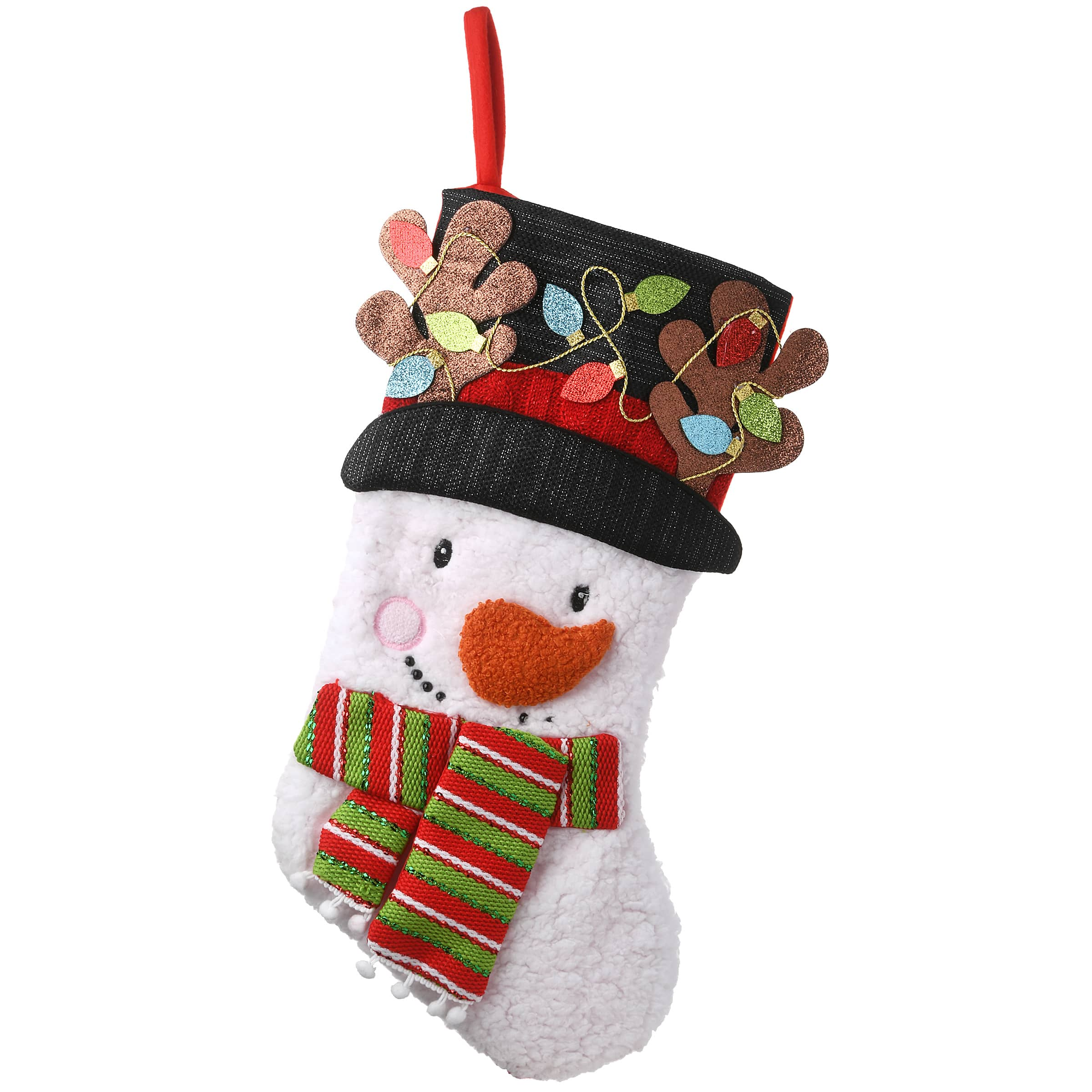 20&#x22; Be Merry Collection Novelty Snowman Stocking