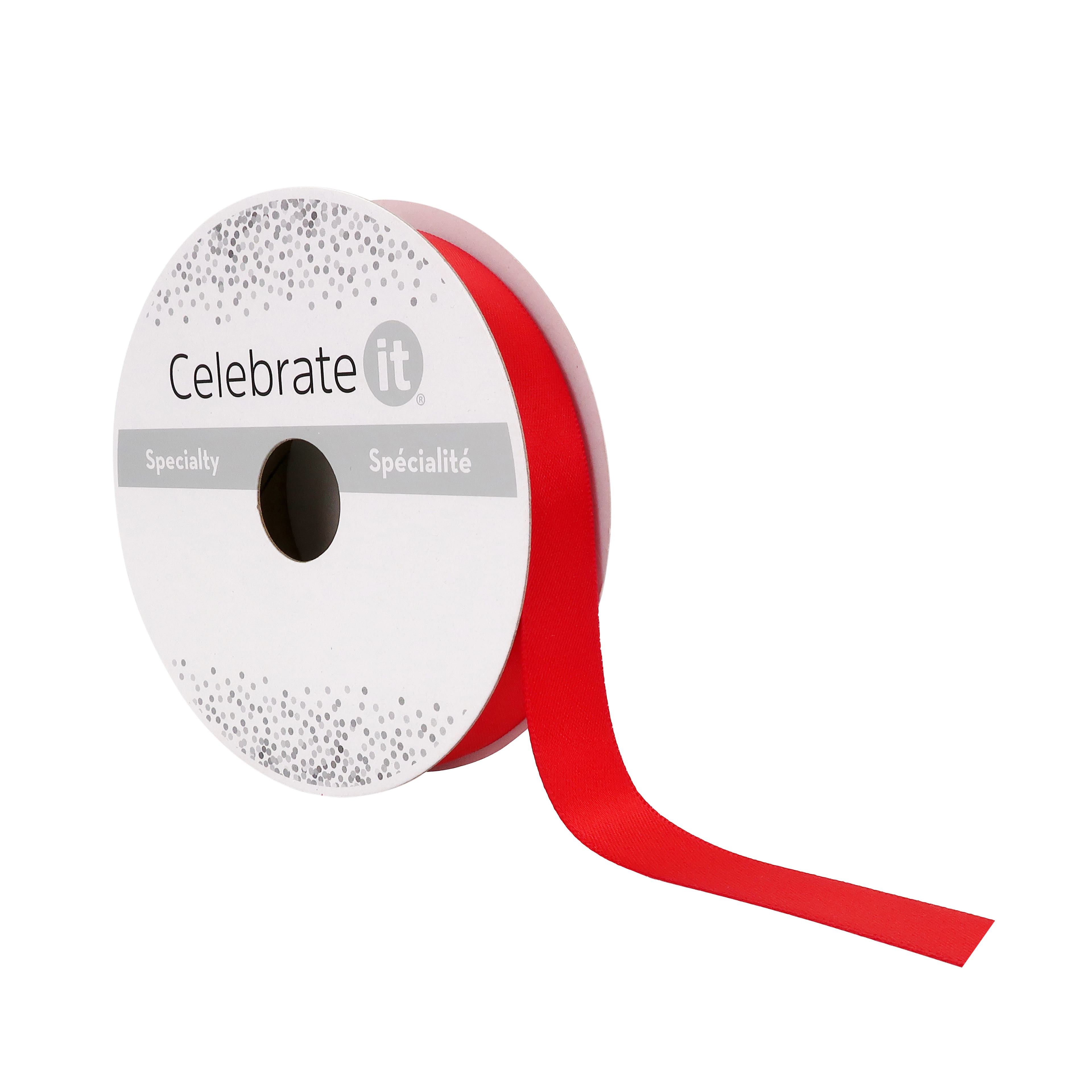 12 Pack: 5/8" x 20yd. Satin Ribbon Celebrate It® Specialty