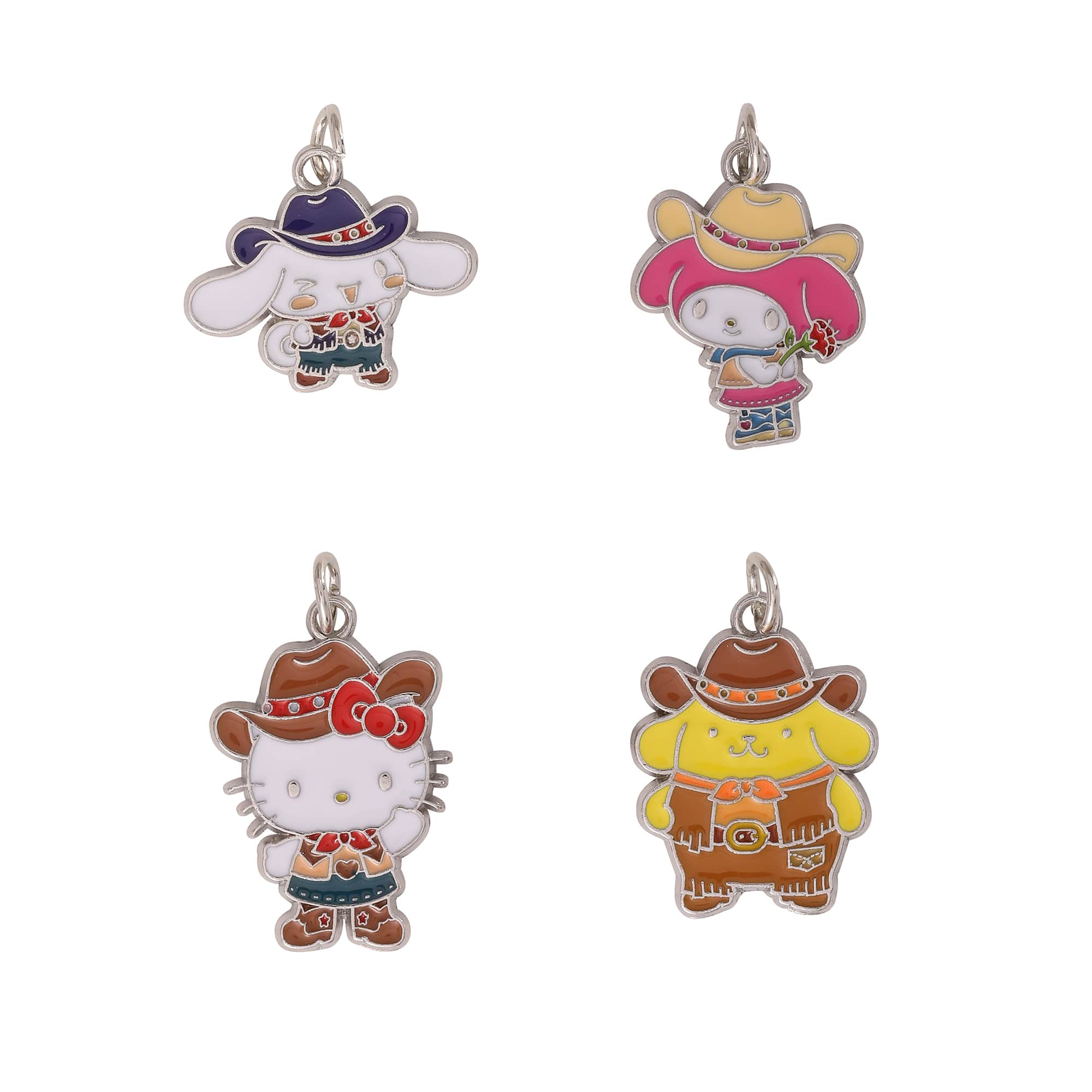Hello Kitty® & Friends Western 4-Piece Charm Set