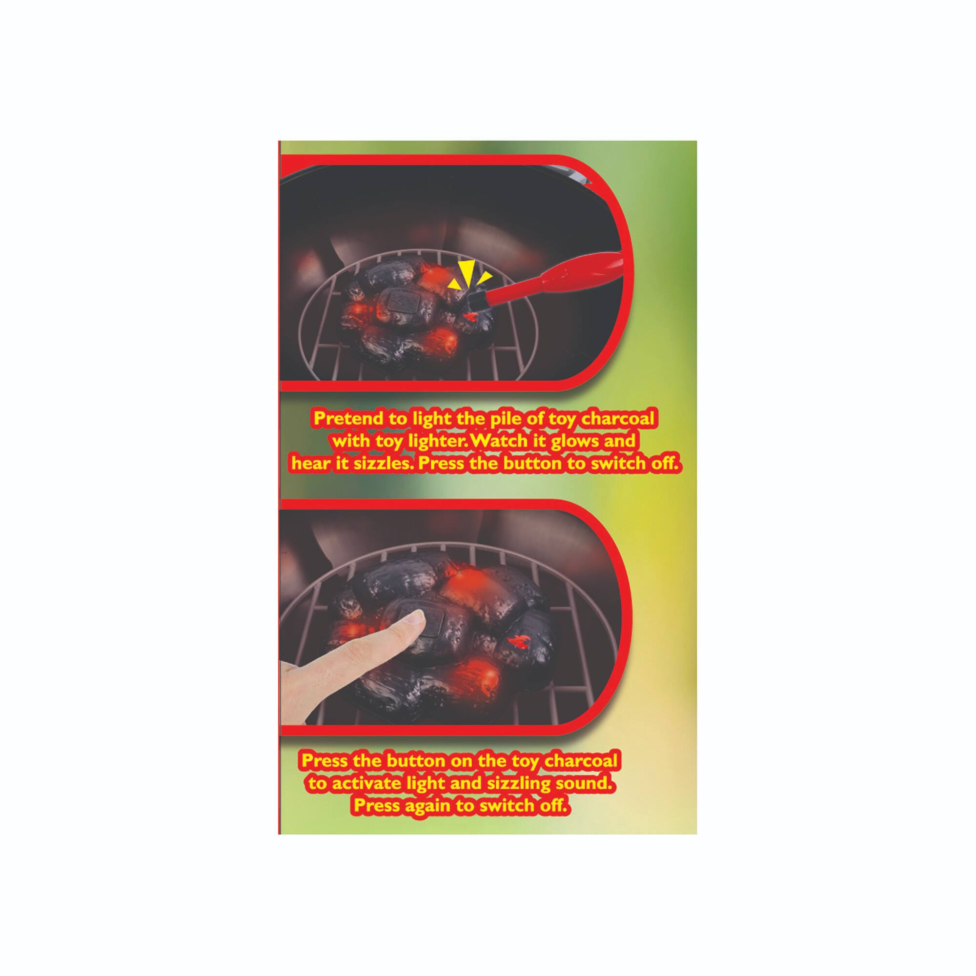 Red Box Toy Light &#x26; Sound BBQ Grill Set
