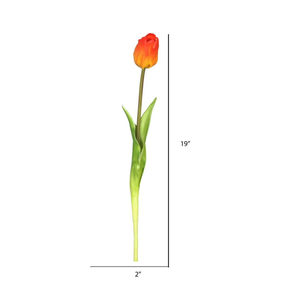 Orange Tulip Stem, 3ct.