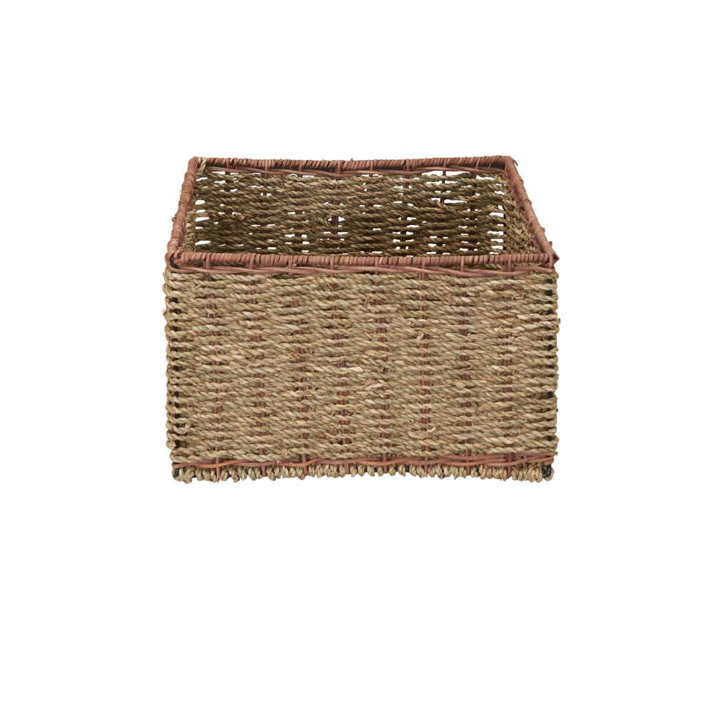 Household Essentials Seagrass, Rattan 3 Drawer Unit