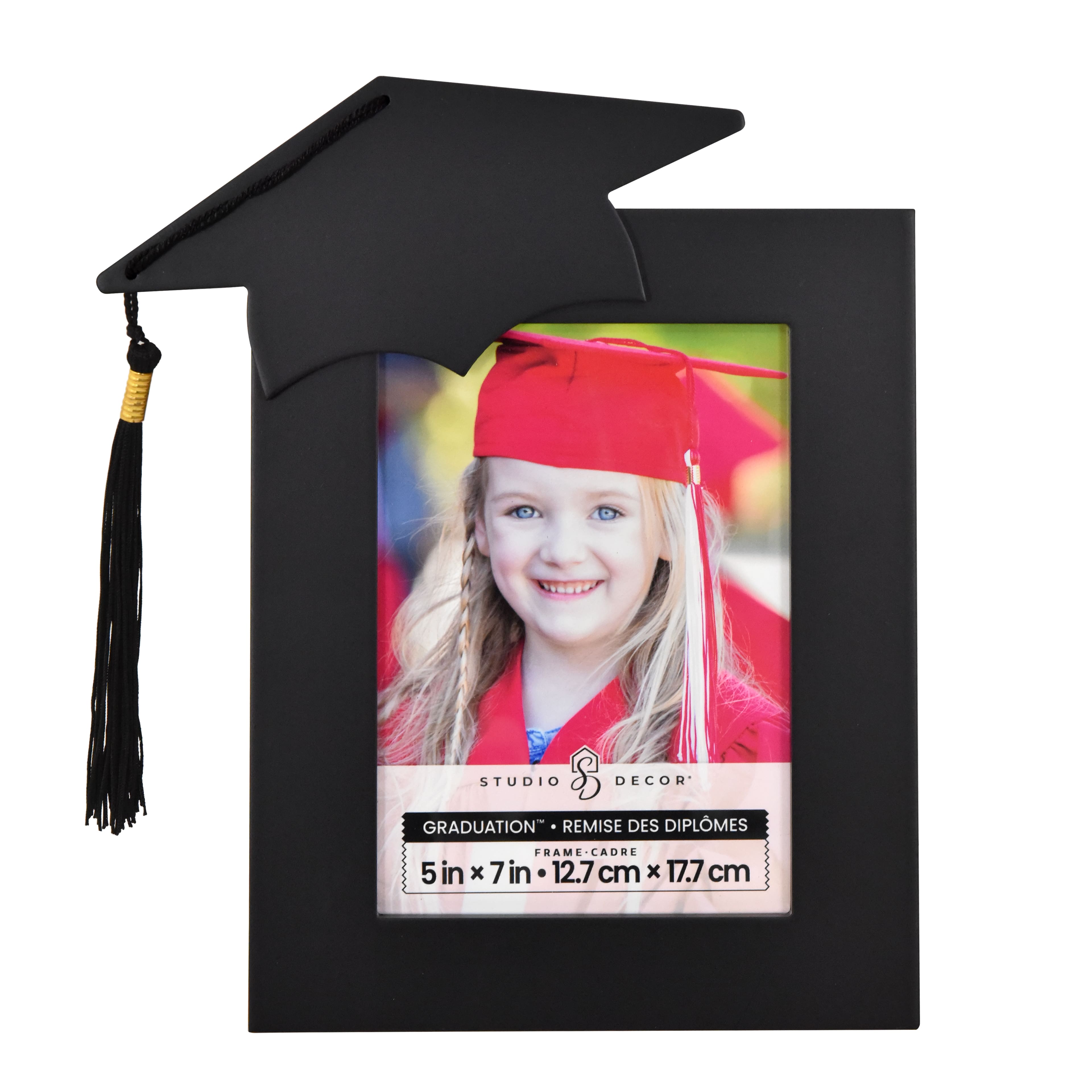 Graduation&#x2122; 5&#x22; x 7&#x22; Black Graduation Cap Frame by Studio D&#xE9;cor&#xAE;