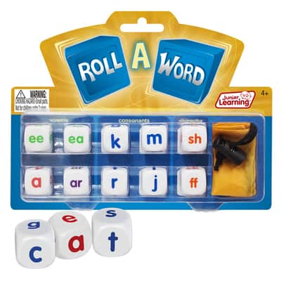 Junior Learning Roll A Word | 8" x 6" x 1" | Michaels