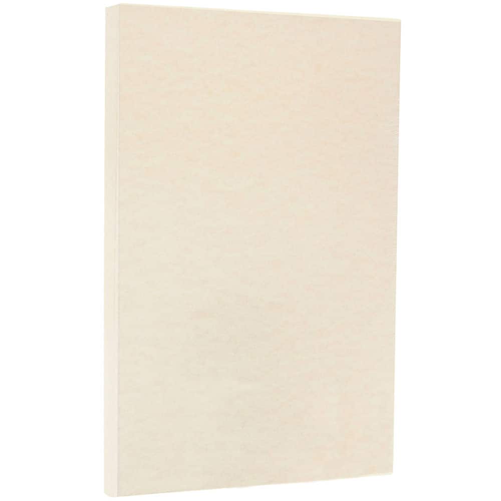 JAM Paper Parchment 65lb Cardstock 8.5 x 11 Coverstock Natural Recycled  171116B