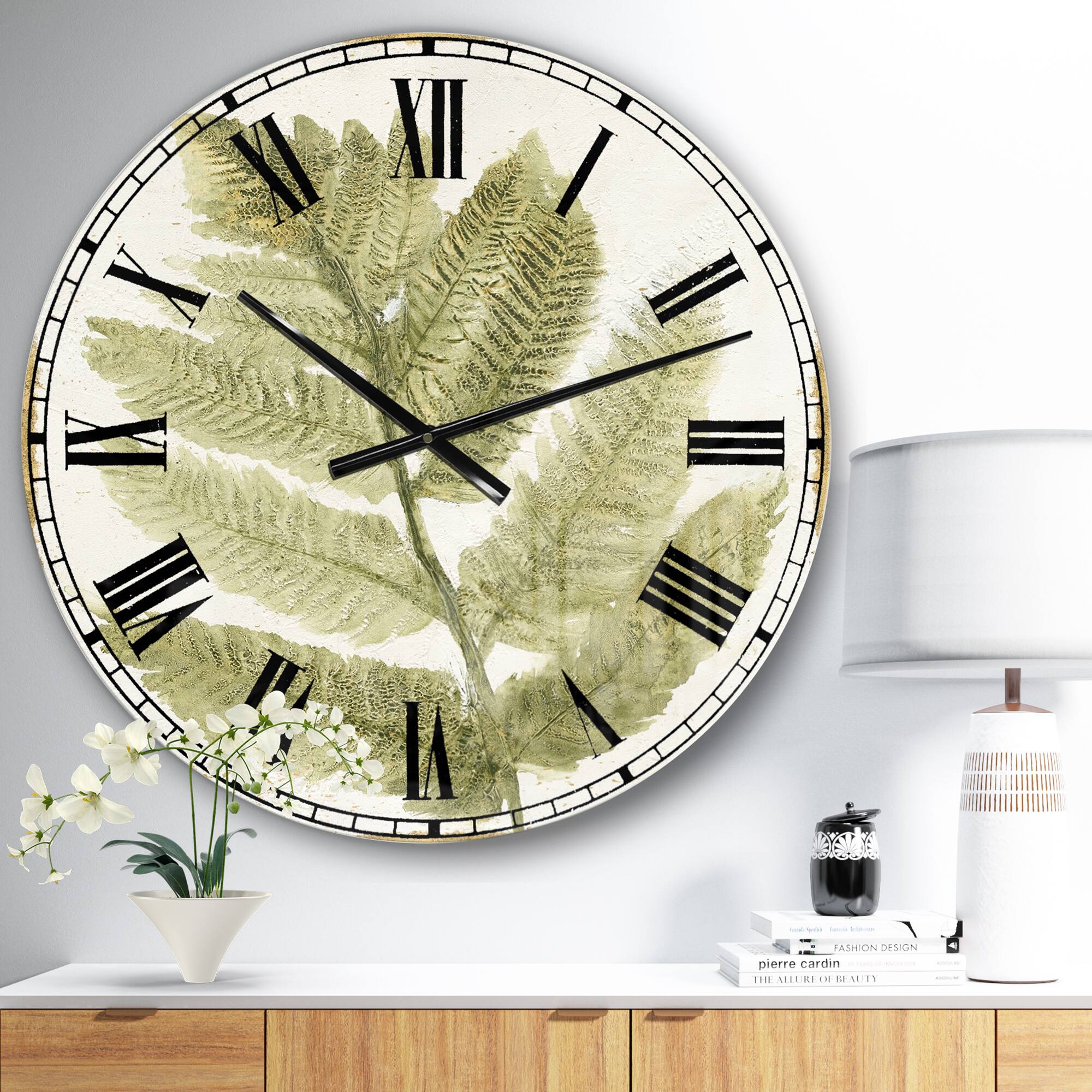 Designart &#x27;Simple Forest I Farmhouse Wall Clock