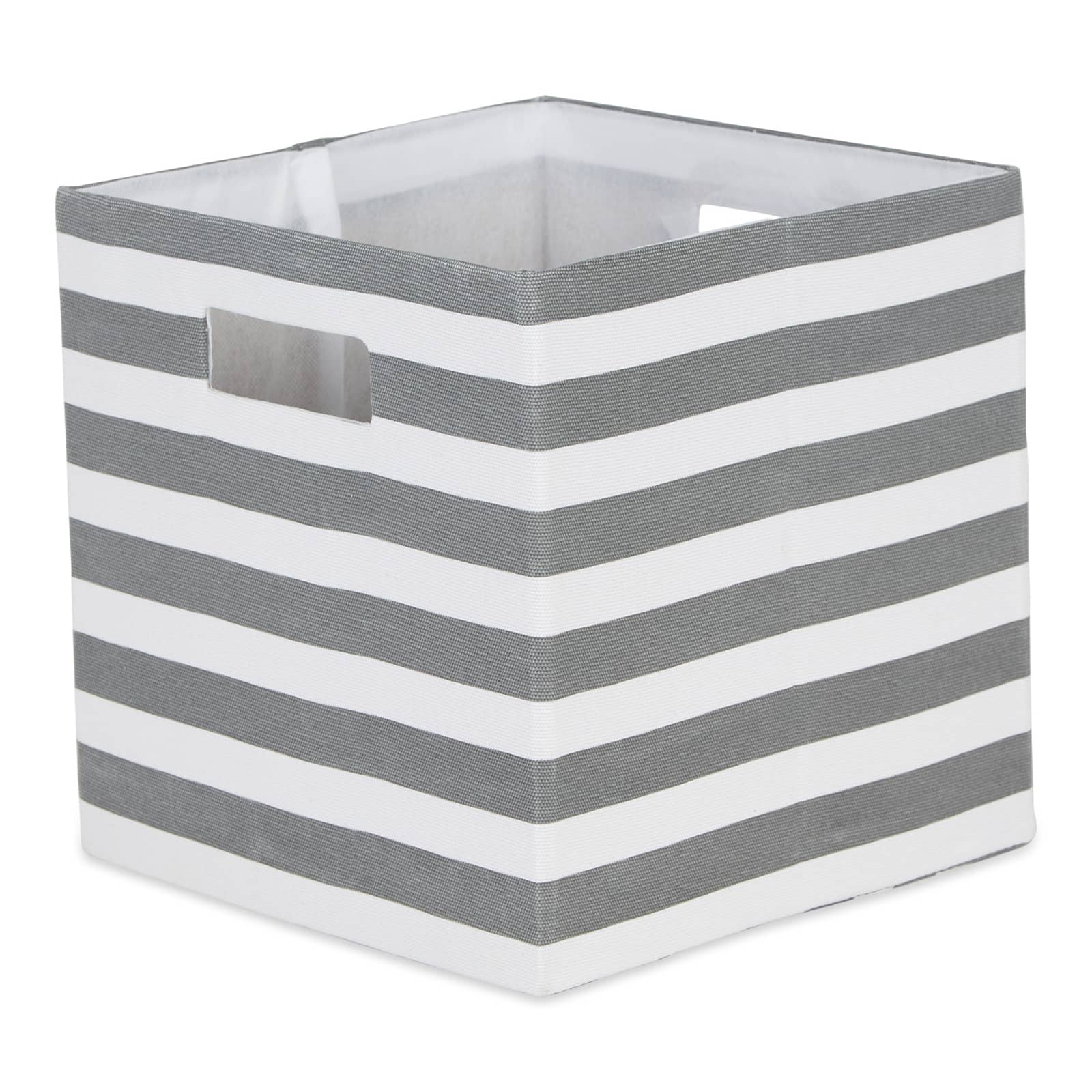 DII&#xAE; 11&#x22; Polyester Stripes Storage Cube