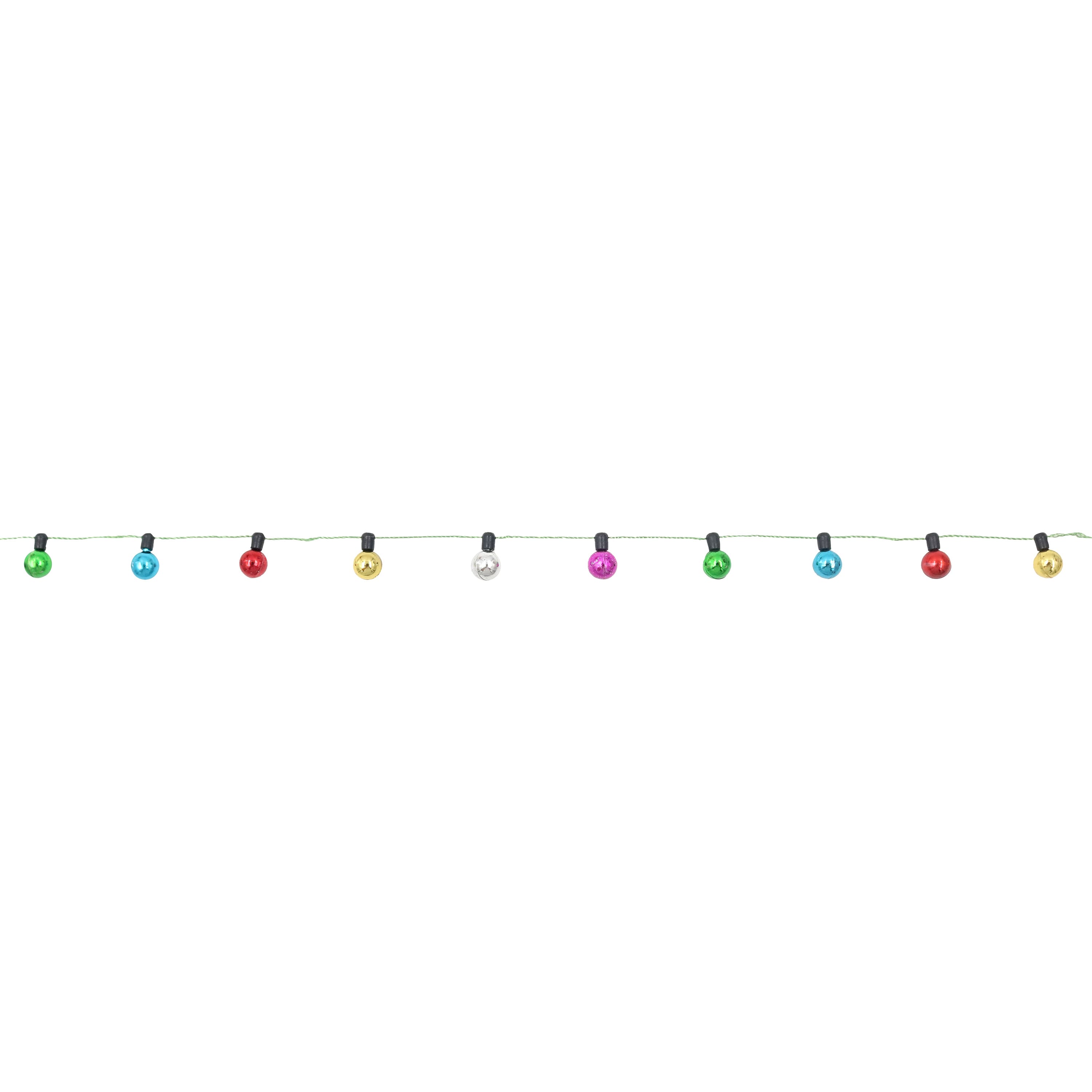 Mini Round Multicolor Bulb Garland Decoration by Ashland&#xAE;