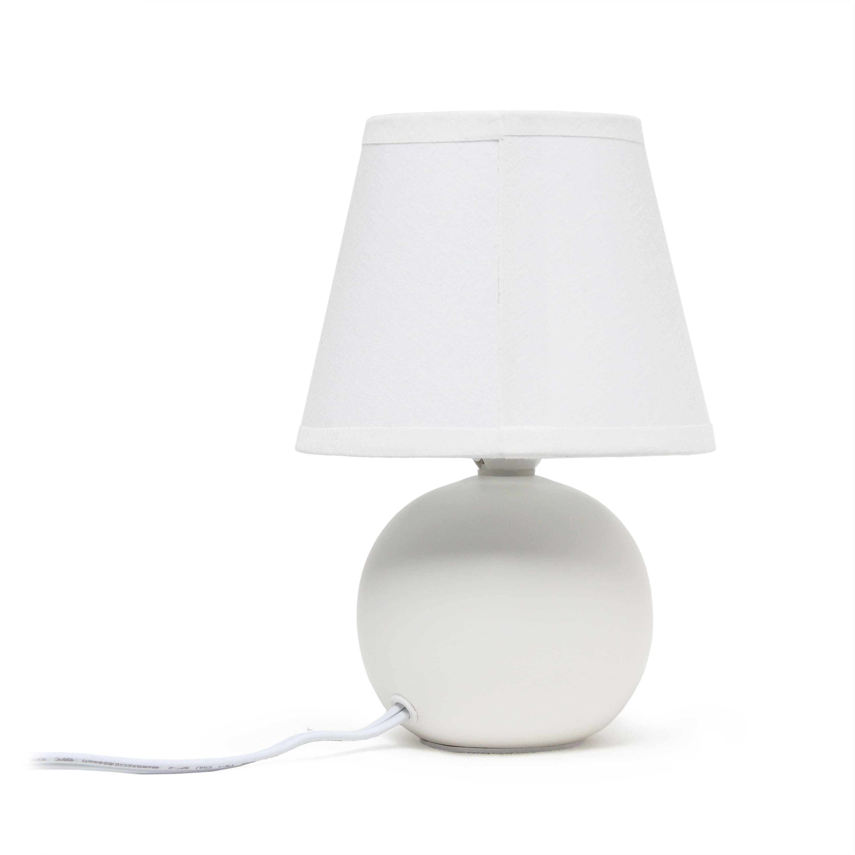 Creekwood Home Nauru 8.5&#x22; Ceramic Orb Base Table Lamp