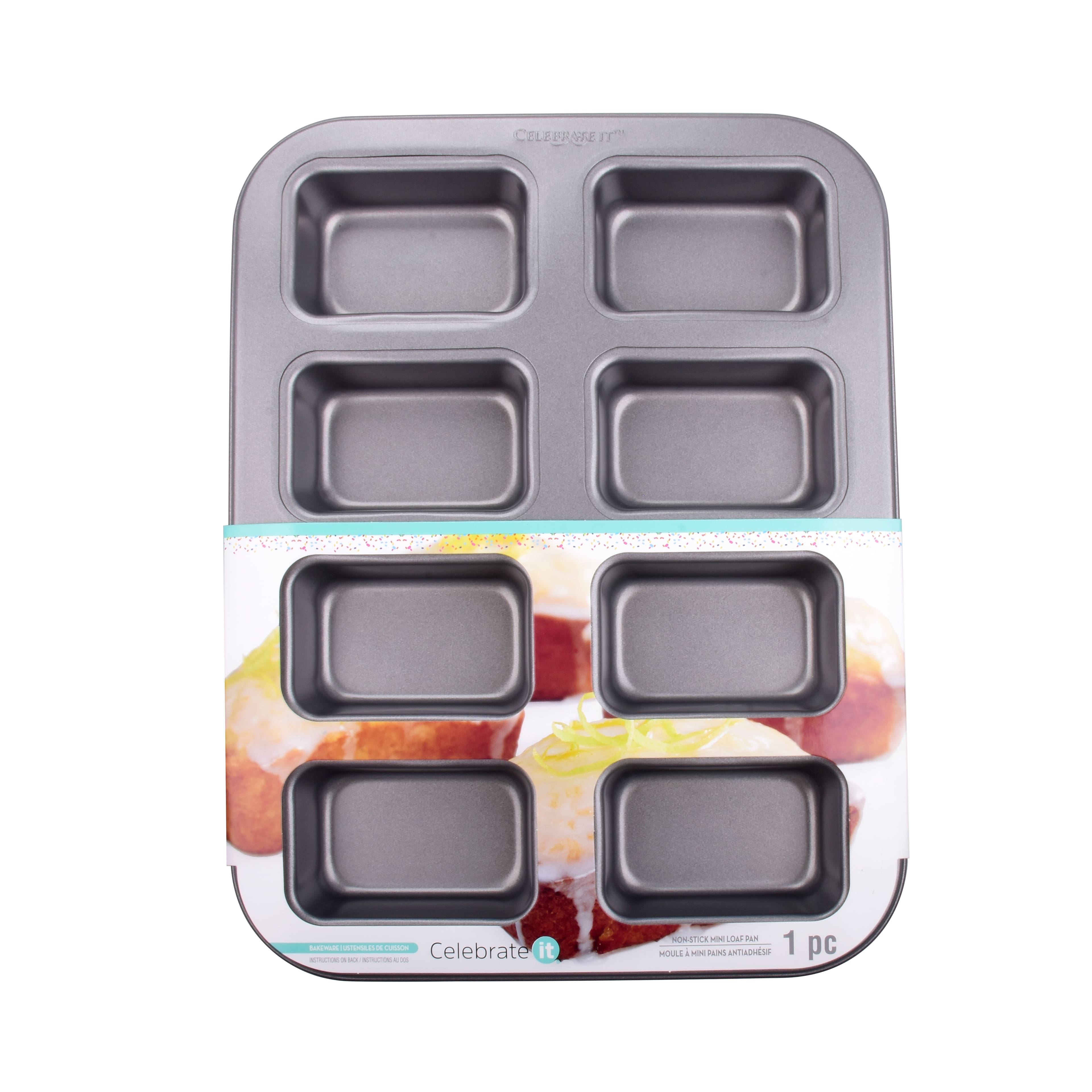 Non-Stick Mini Loaf Pan by Celebrate It®