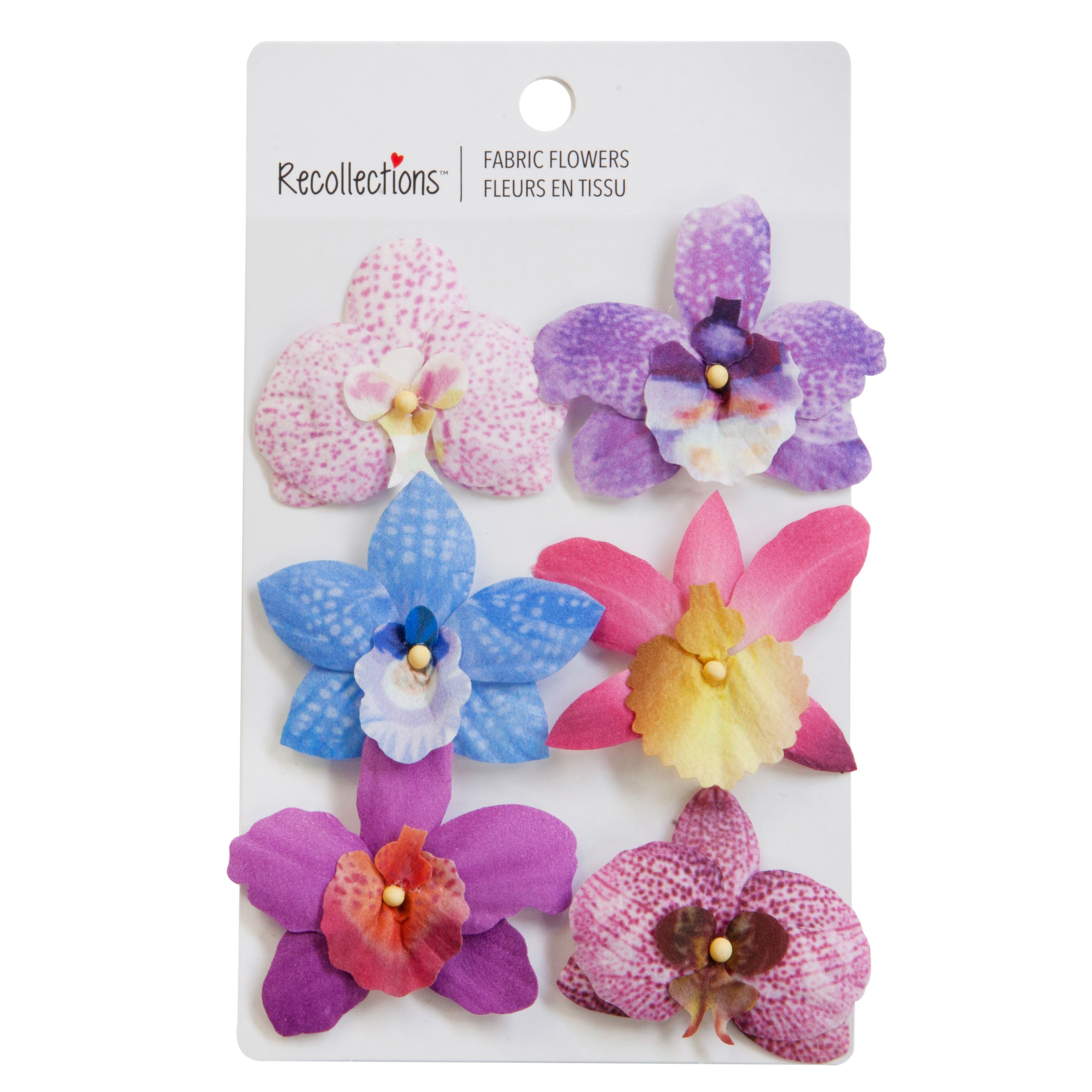 Fabric Orchid Embellishment Set by Recollections™
