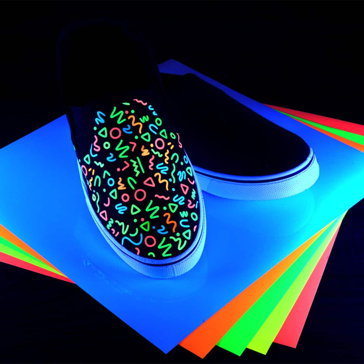 Siser® Easy® Glow Heat Transfer Vinyl Sampler, Yellow, Green & Blue