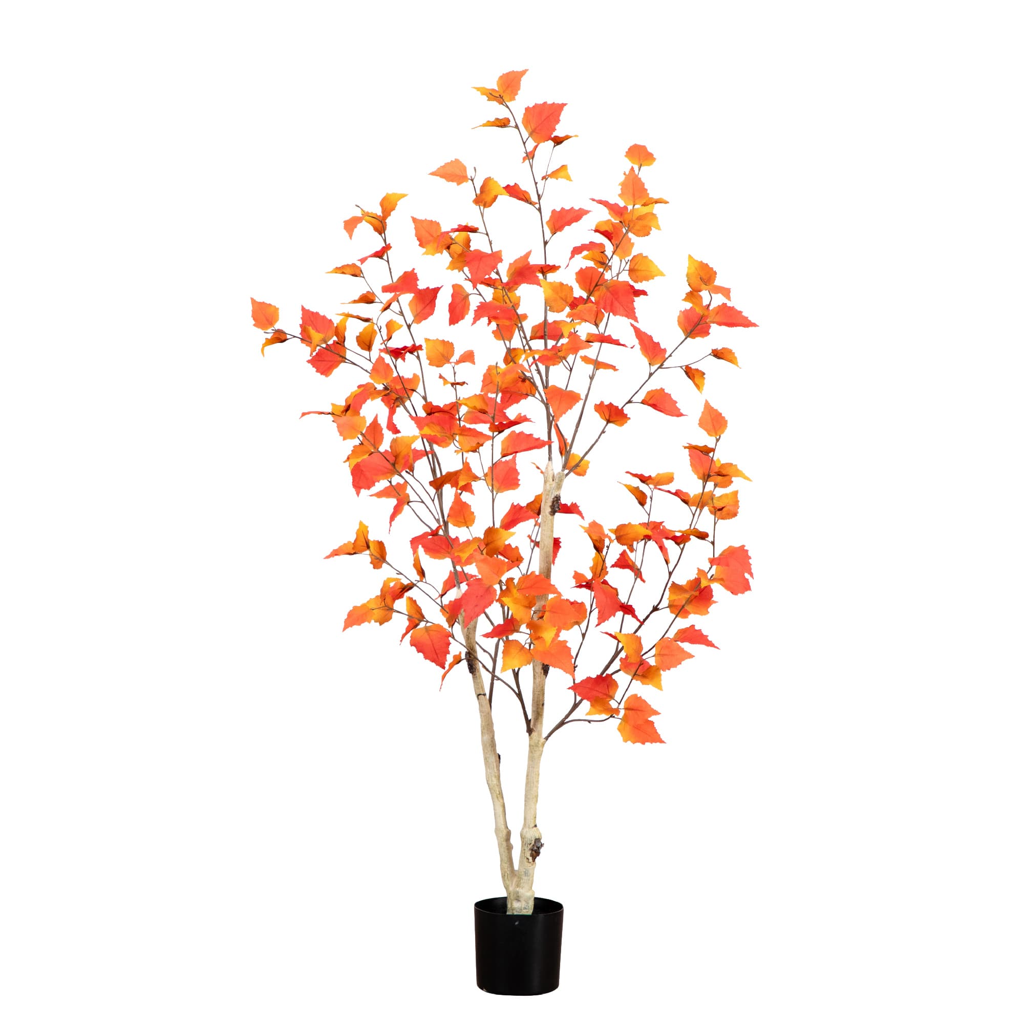 4ft. Potted Artificial Autumn Birch Tree