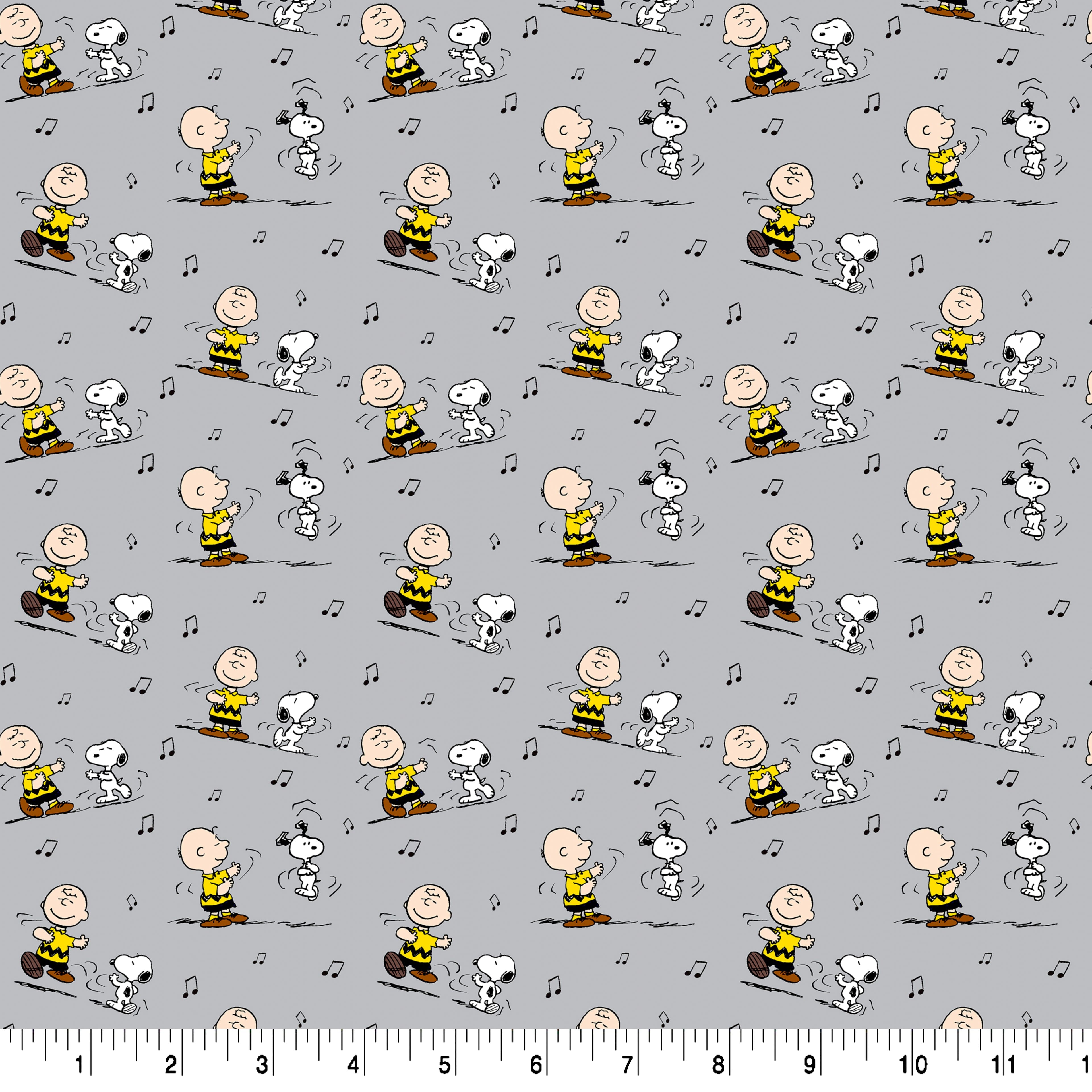 Peanuts&#xAE; Charlie Brown &#x26; Snoopy Dance Cotton Fabric