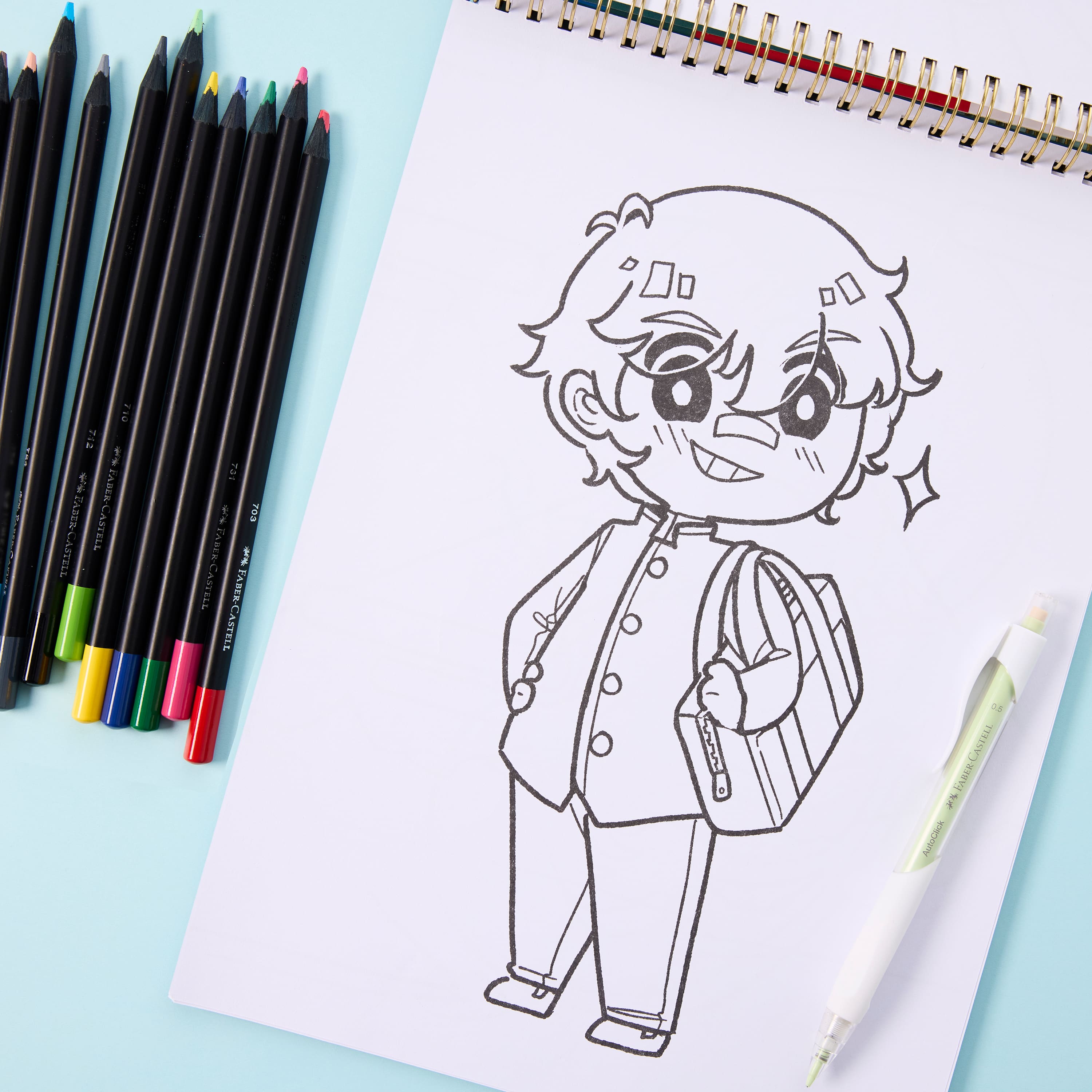 Faber-Castell&#xAE; Japanese Adventures Anime Drawing Kit