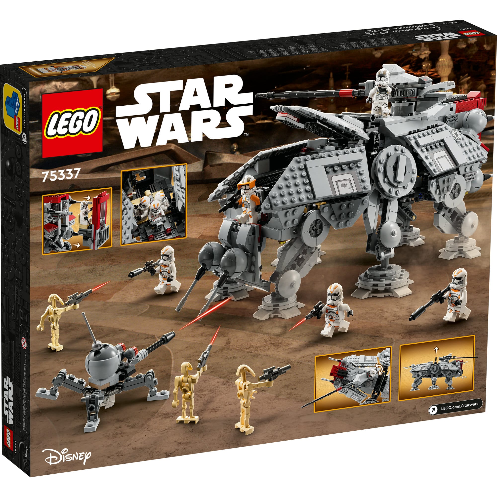 LEGO&#xAE; Star Wars&#x2122; AT-TE&#x2122; Walker 75337 Building Kit (1,082 Pieces)