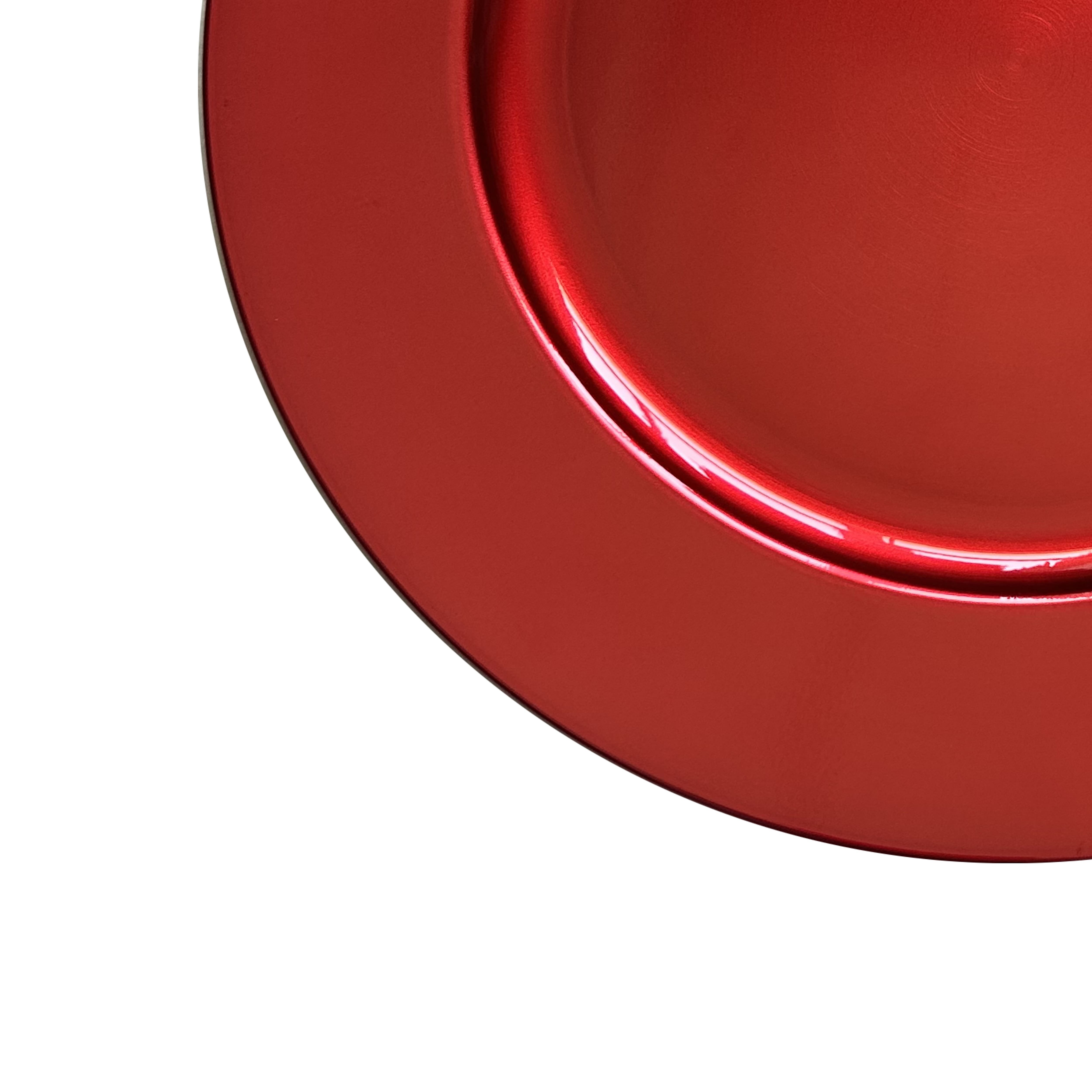 13&#x22; Red Decorative Charger Plates, 6ct. by Ashland&#xAE;