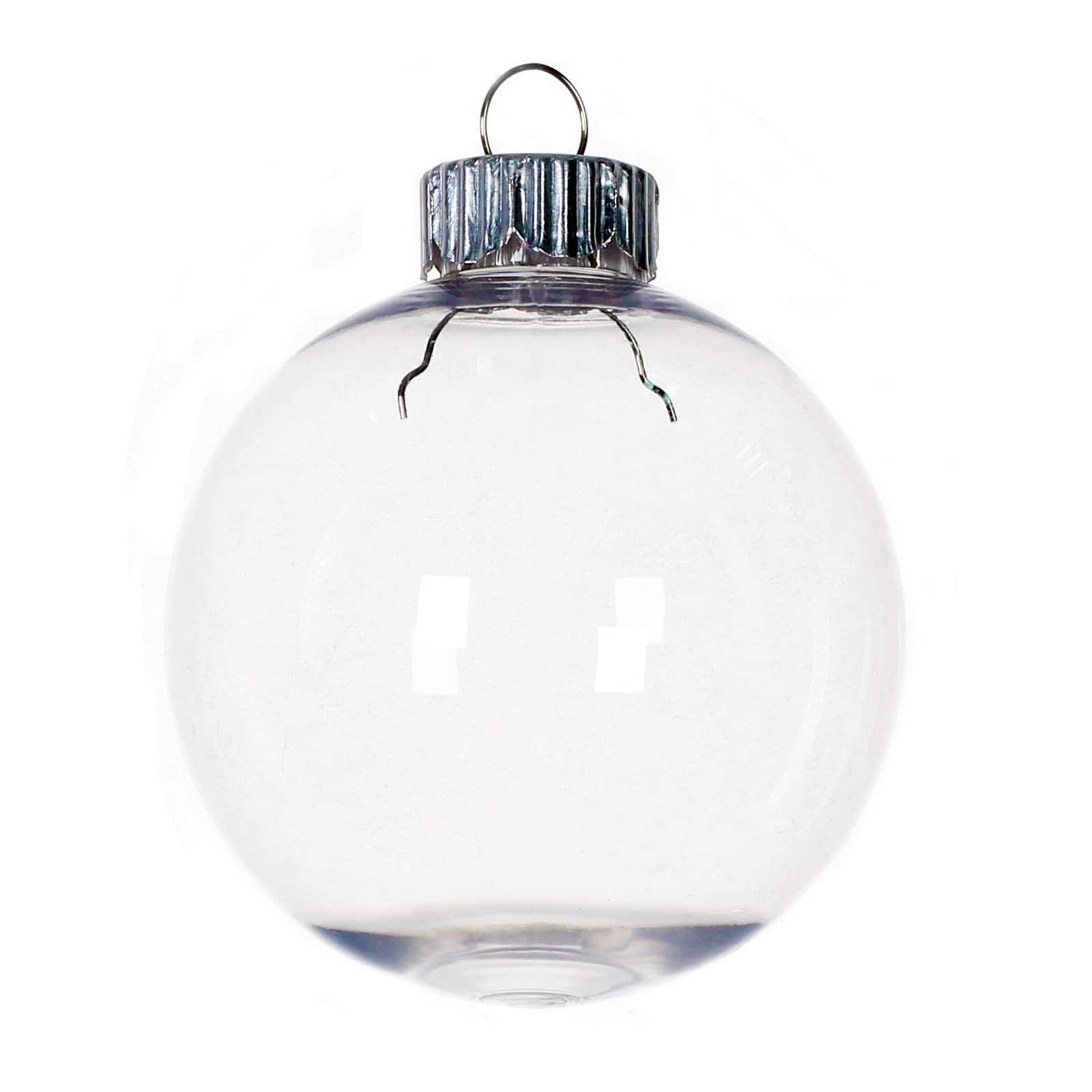 3&#x22; DIY Clear Glass Ball Ornaments, 8ct. by Make Market&#xAE;