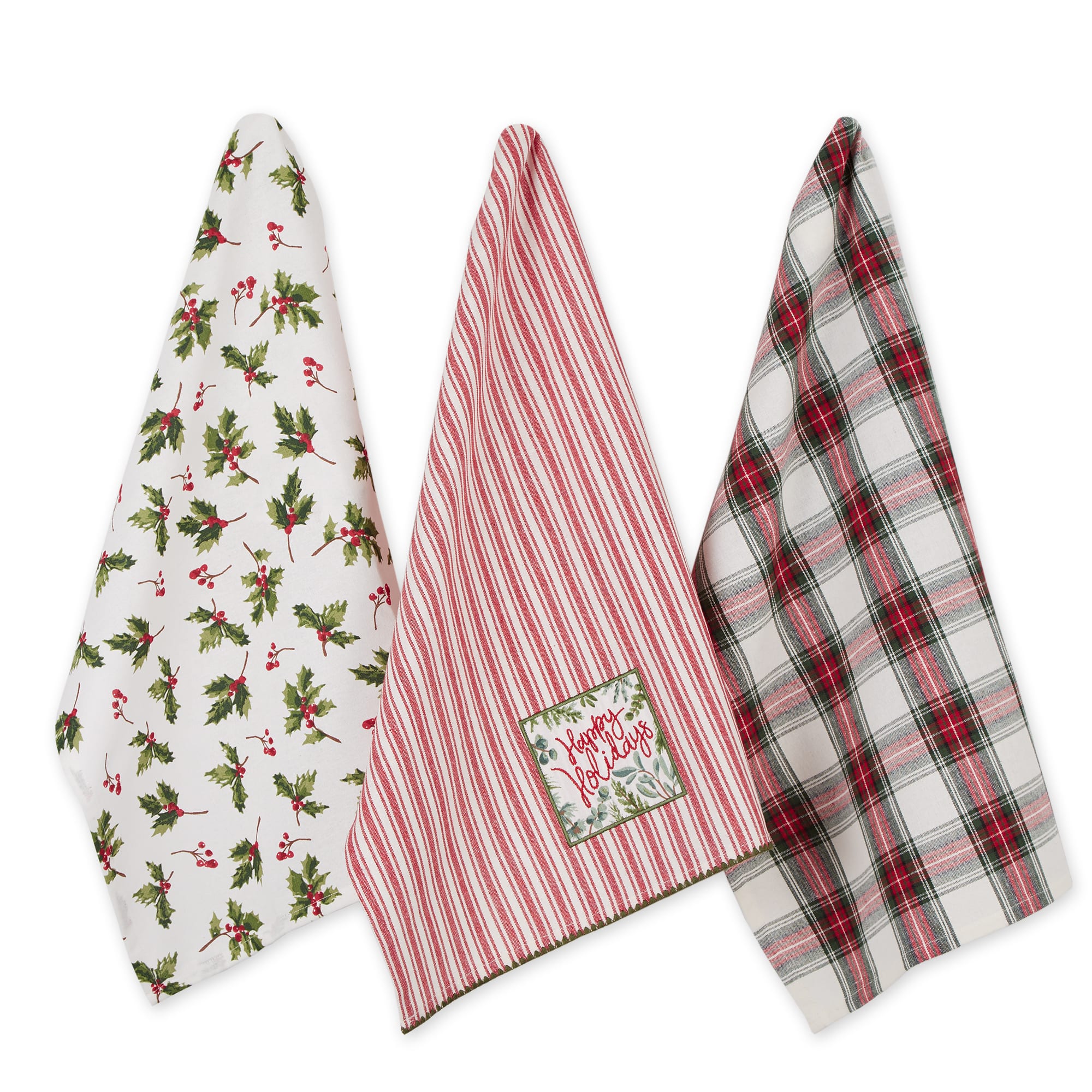 DII® Happy Holidays Dishtowel Set