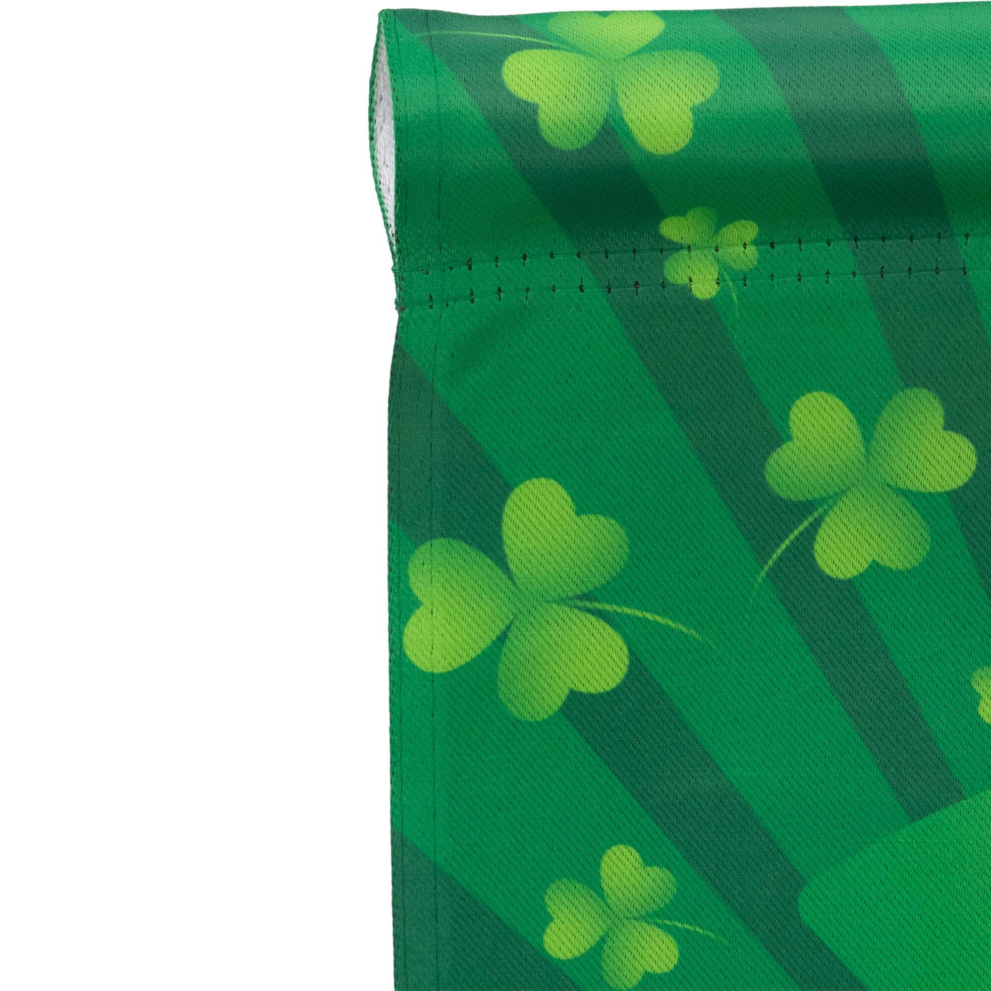 Happy St. Patrick&#x27;s Day Shamrocks Outdoor Garden Flag