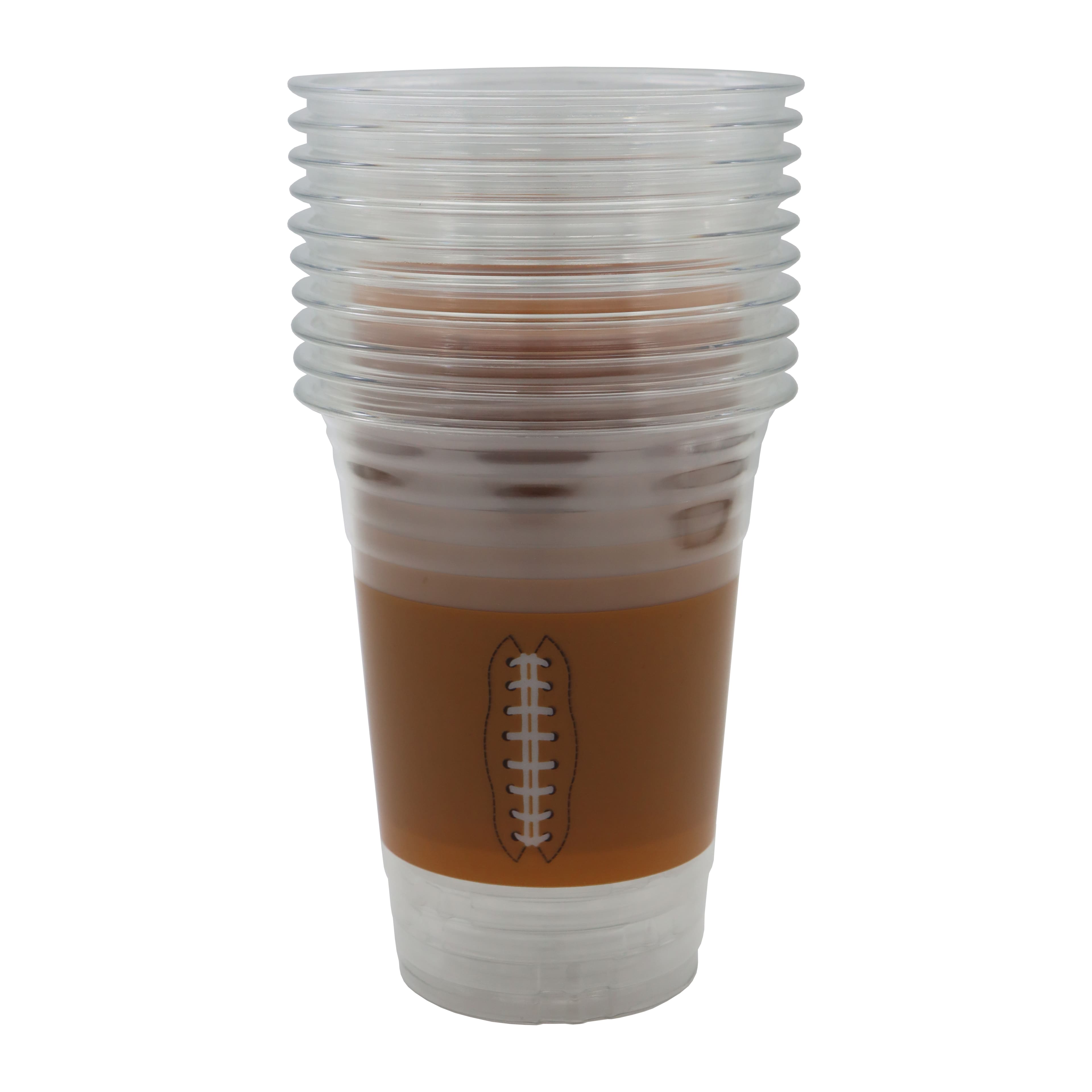 16oz. Football Plastic Cups, 10ct. by Celebrate It™