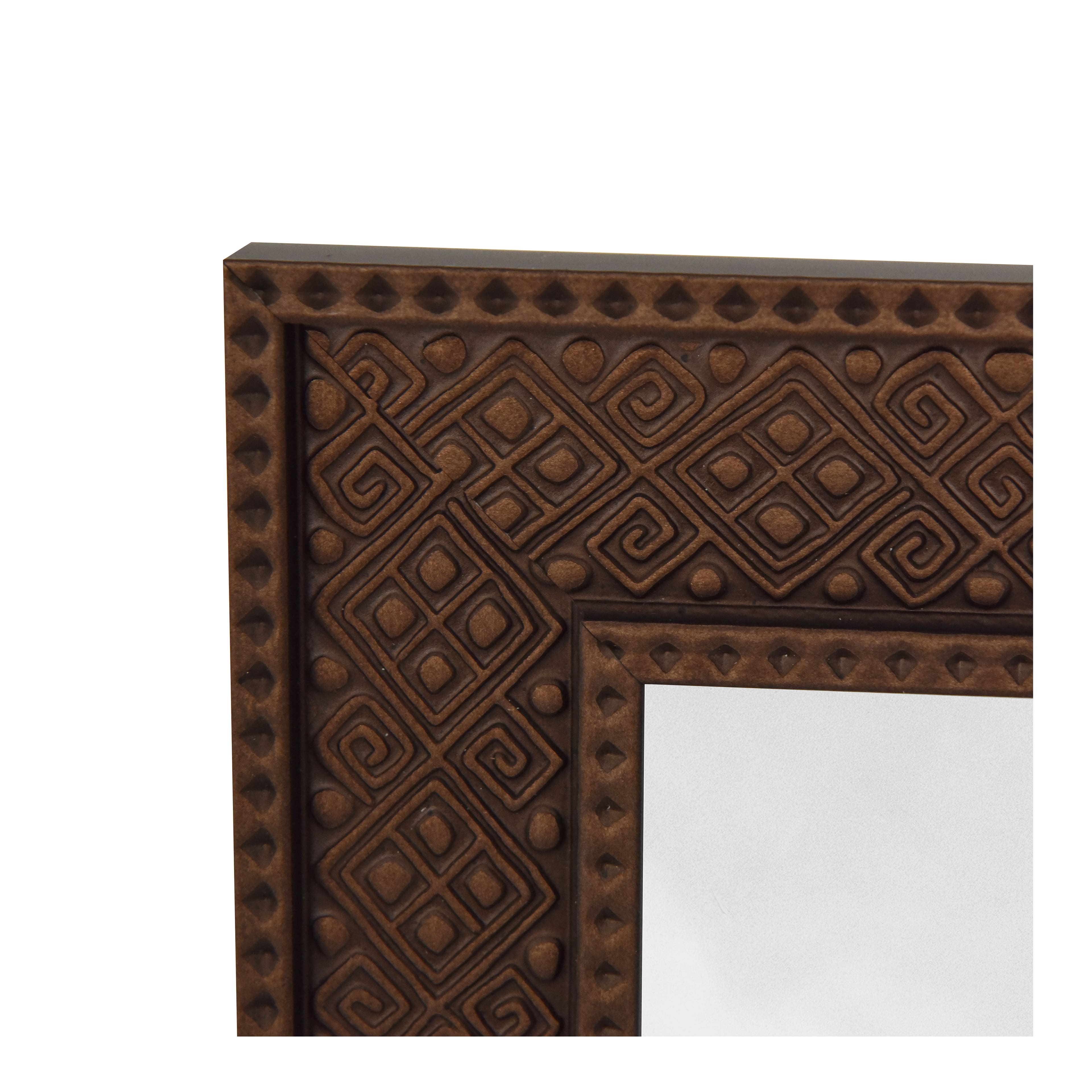 5&#x22; x 7&#x22; Dark Faux Wood Carved Tabletop Frame by Studio D&#xE9;cor&#xAE; Treasured Finds