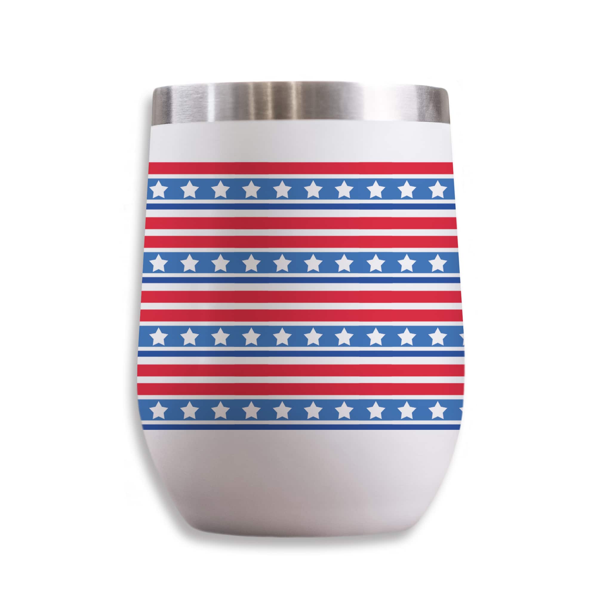 Land Of The Free Wine Tumbler