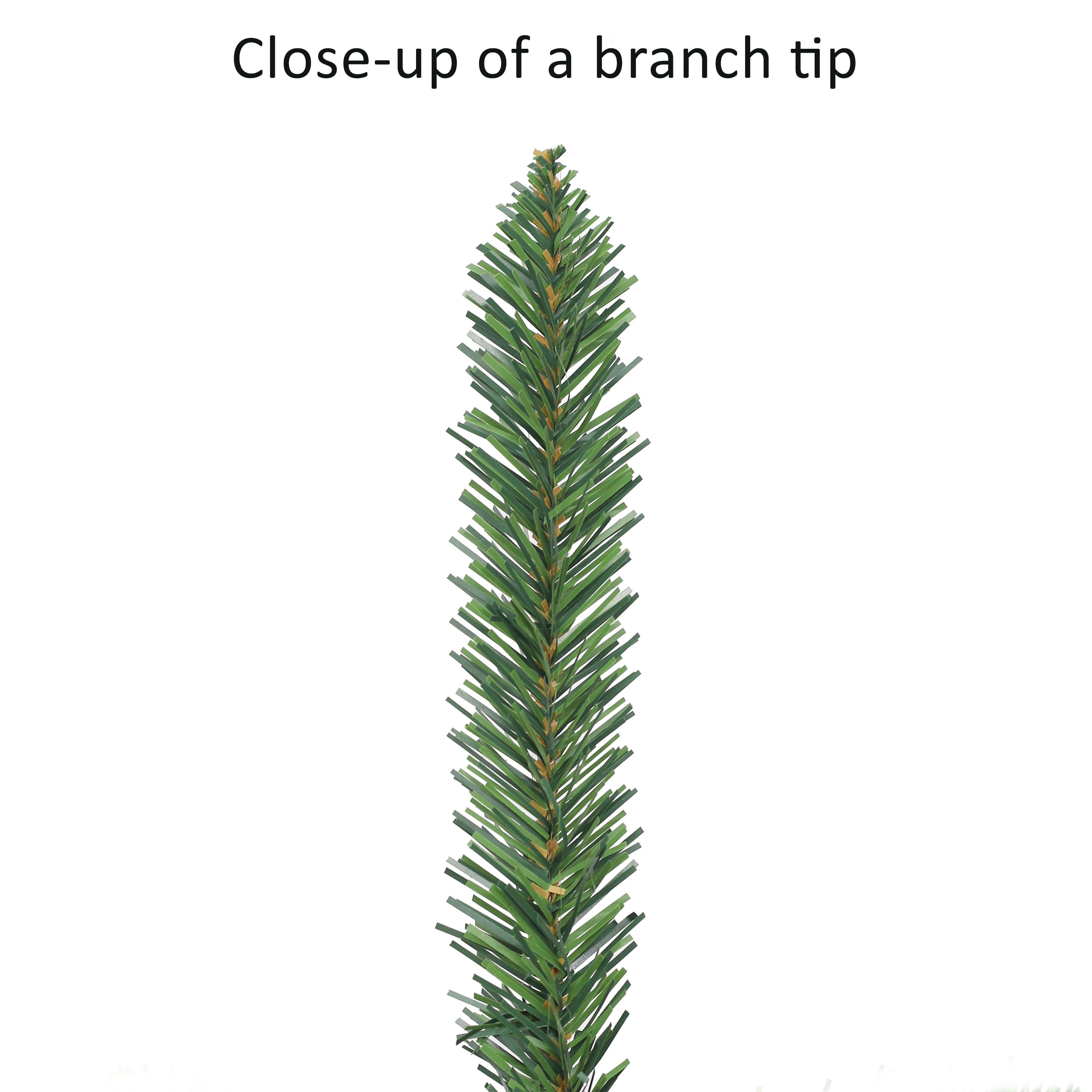 7ft. Pre-Lit Carson Artificial Pine Tree, Clear Lights