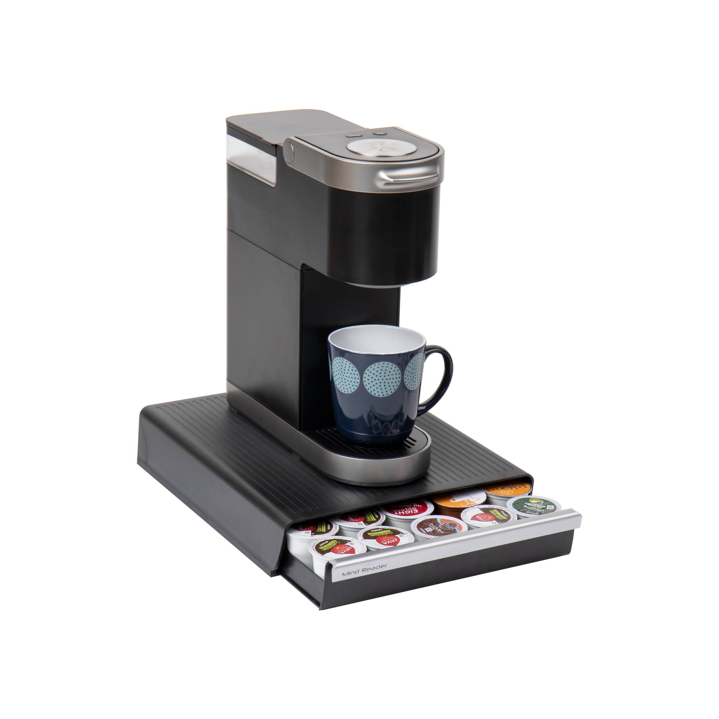 Mind Reader Black Single Serve Coffee Pod Drawer and Holder