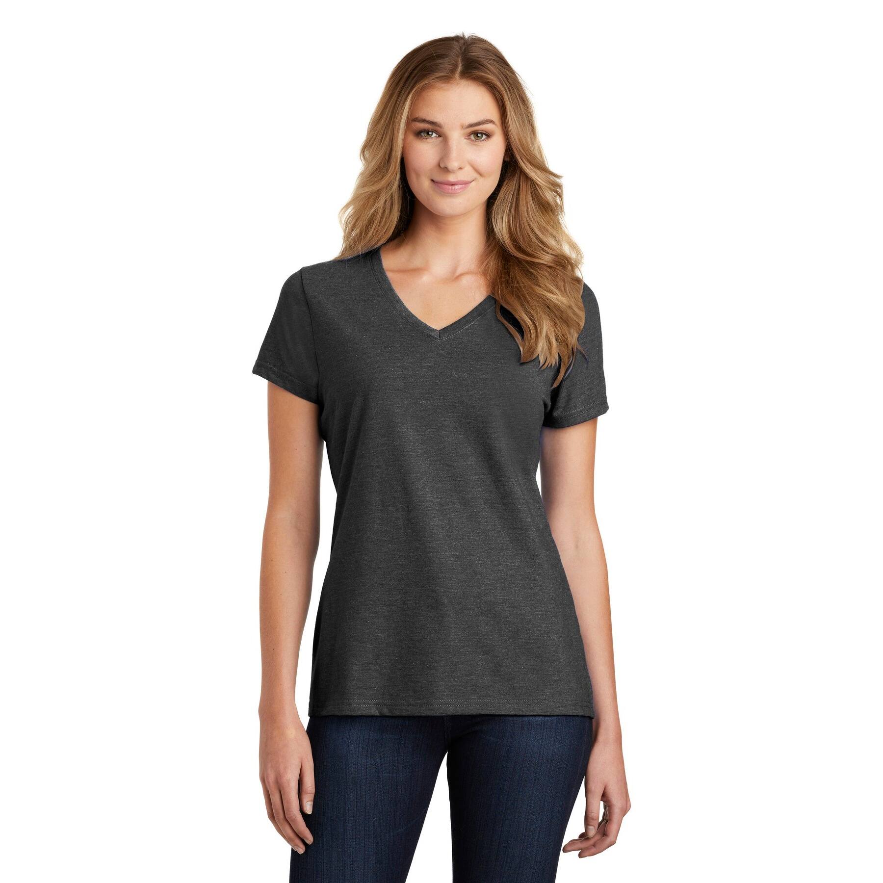 Port & Company® Ladies Fan Favorite Blend V-Neck T-Shirt